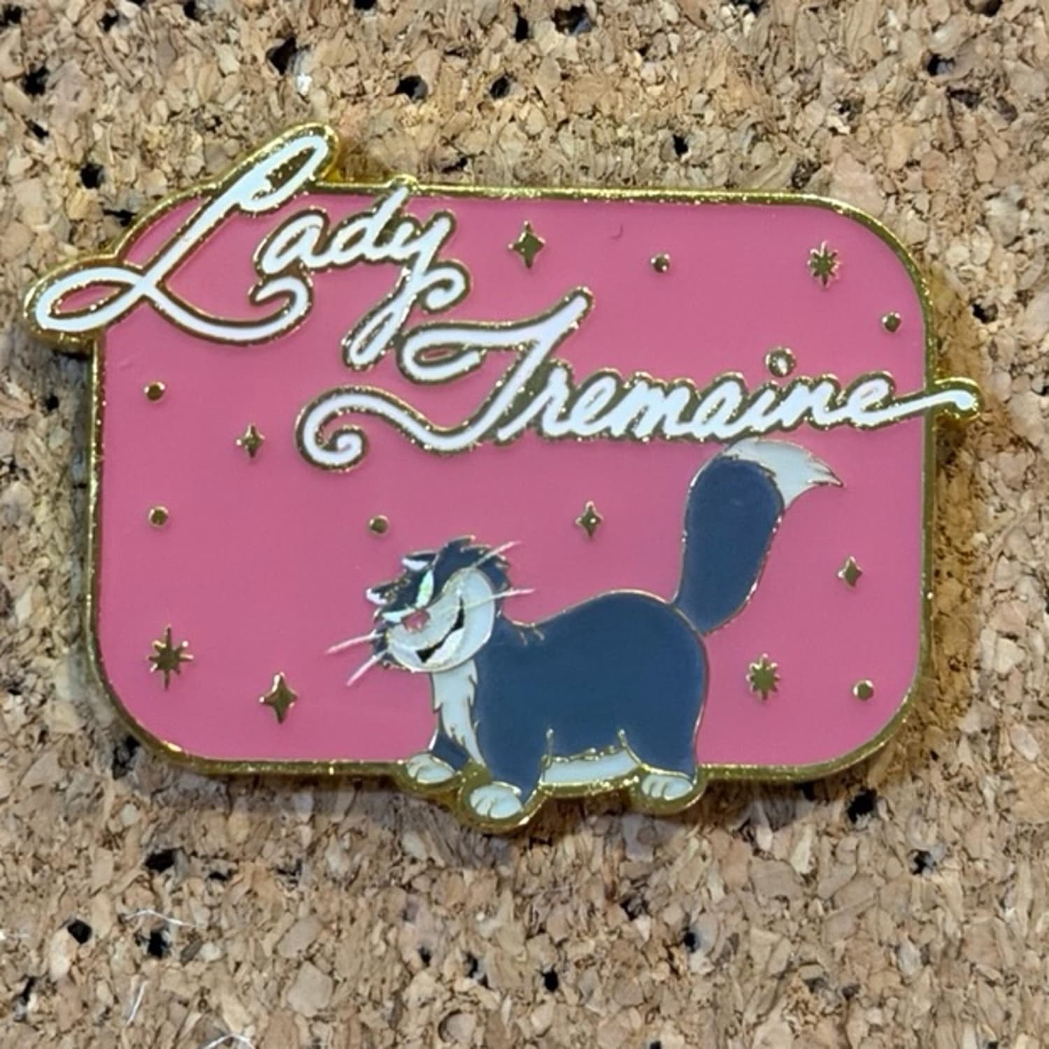 Loungefly Disney Villain Signature Name Blind Box Pin - Lady Tremaine with Lucifer