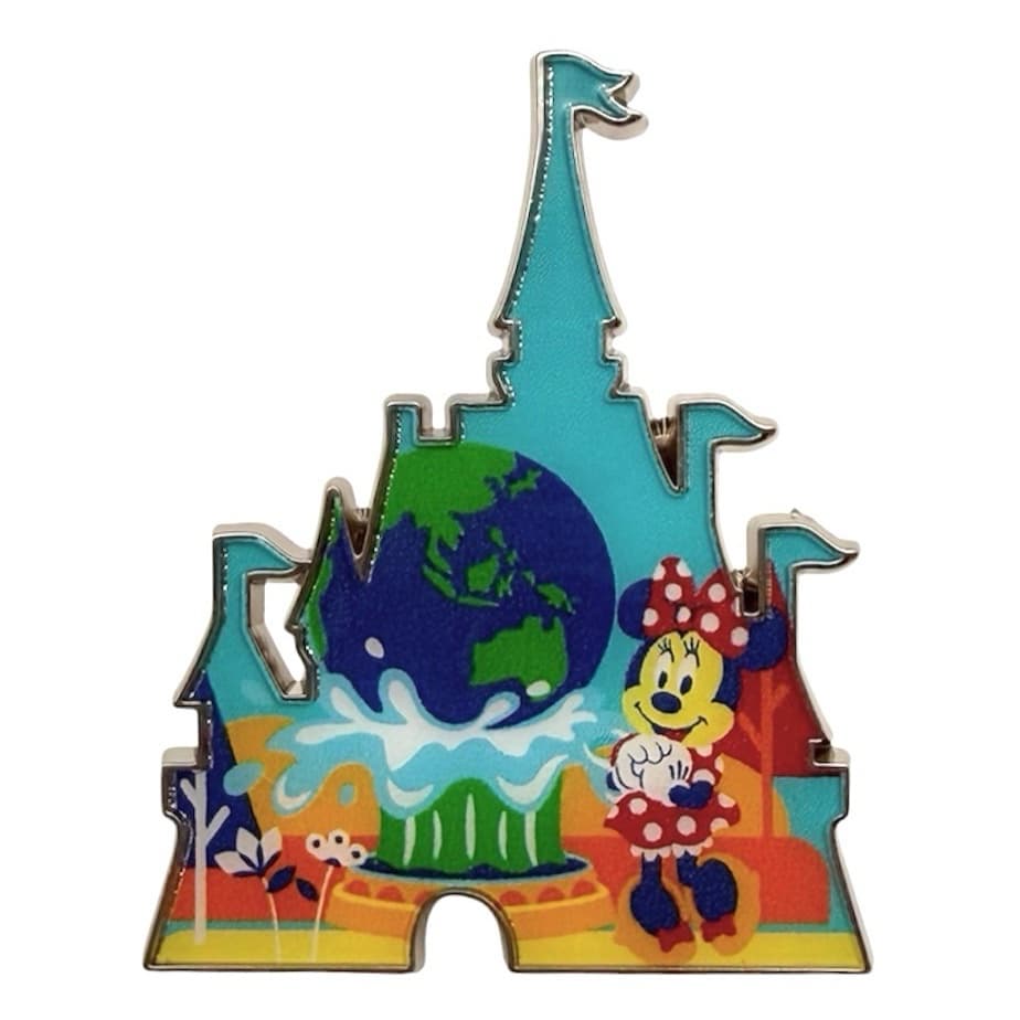 Minnie Mouse at Tokyo Disney Sea AquaSphere Cinderella Castle