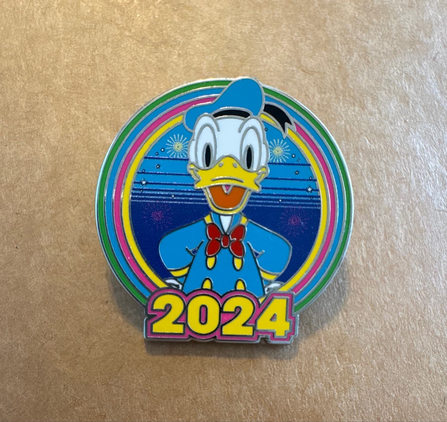 Donald Duck 2024 Celebration Fireworks Pin