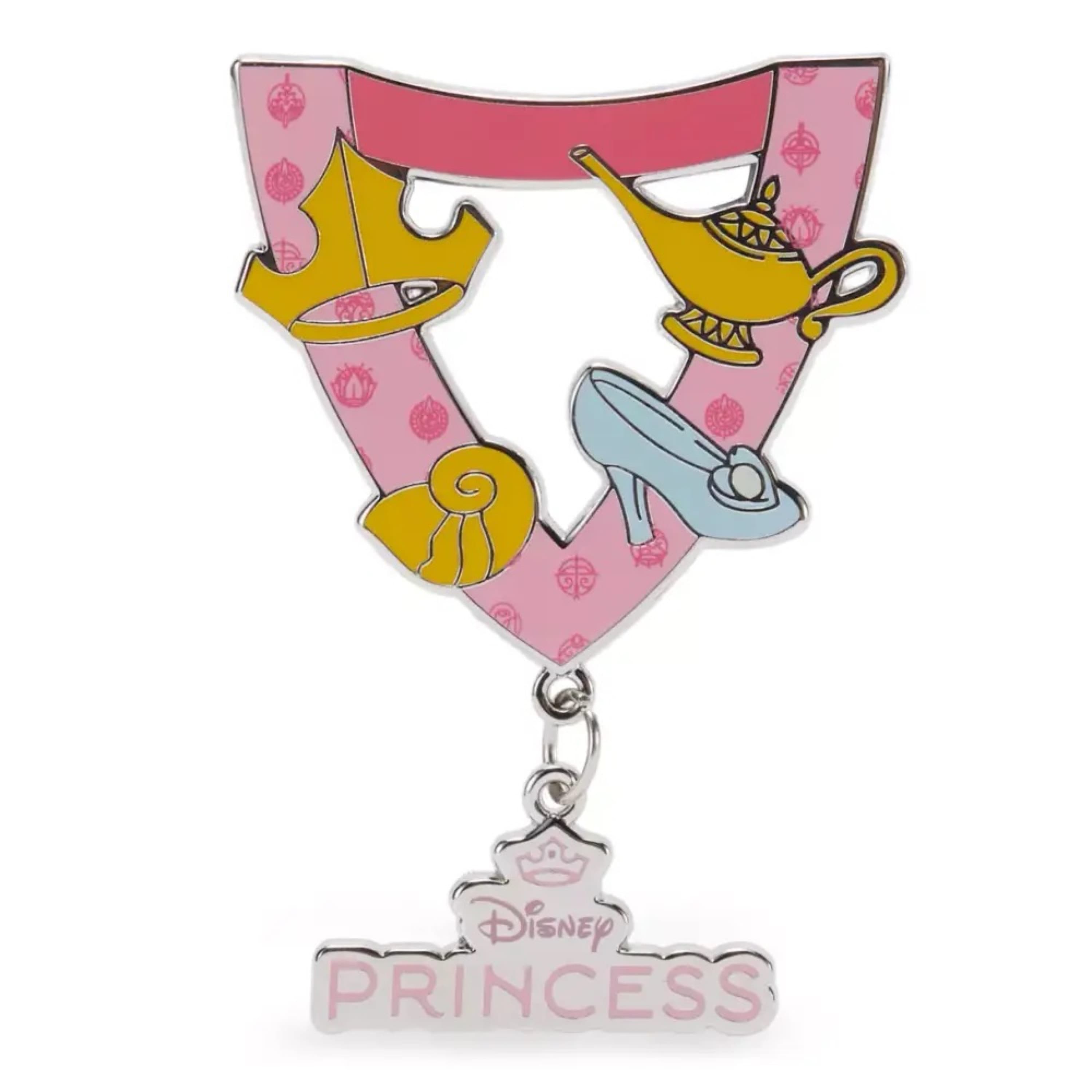 Disney Princess Pin Trading Lanyard Dangle front