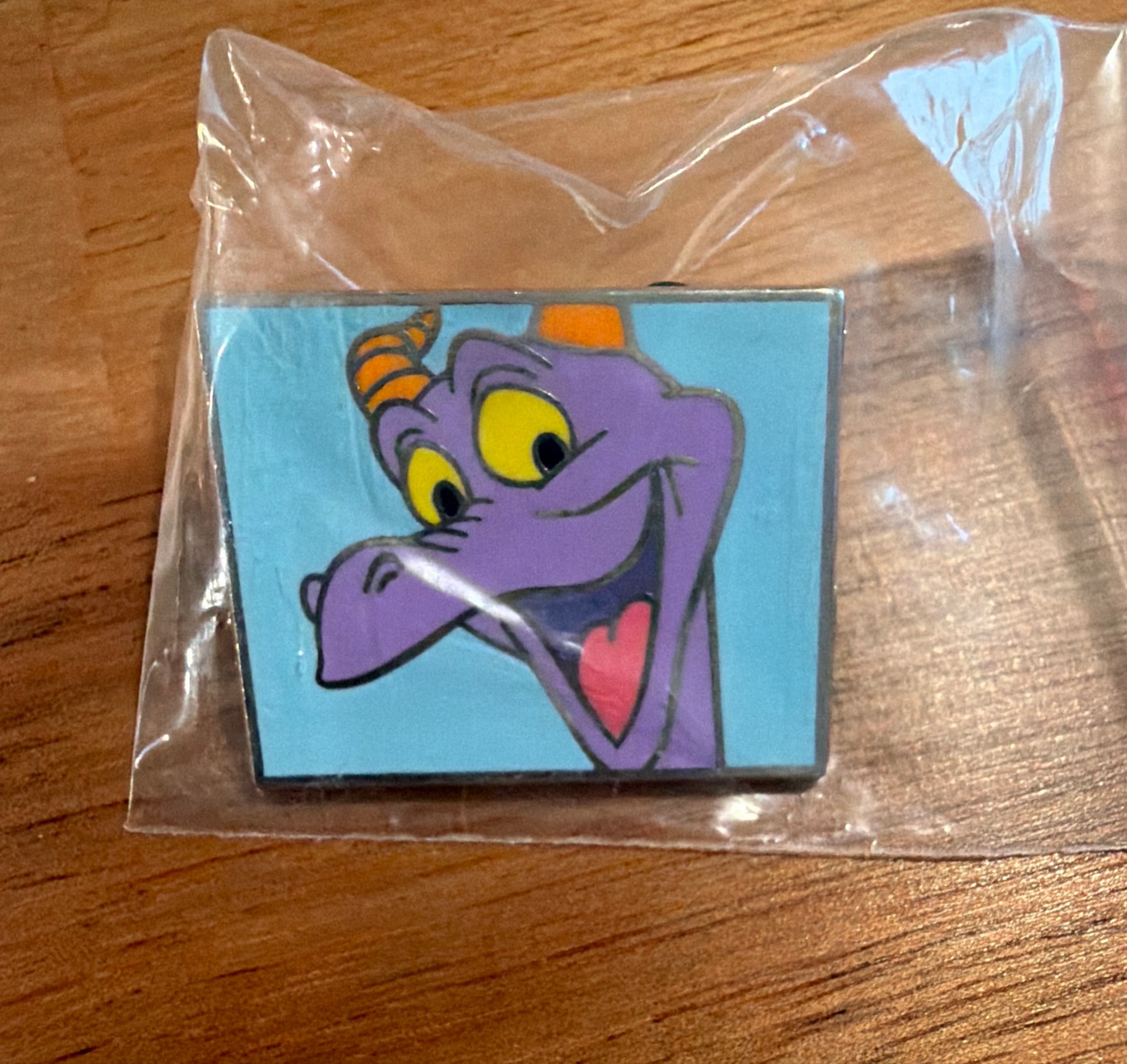 Figment Close-Up Smile (Blue Background)