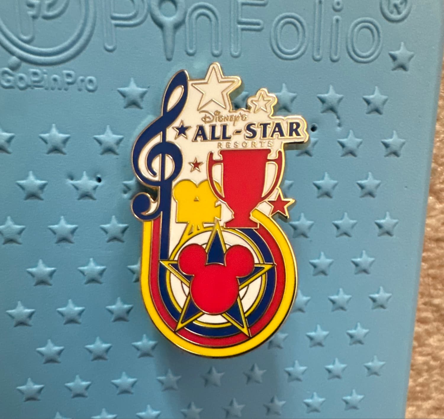 Disney's All-Star Resorts - Treble Clef Rainbow Logo front