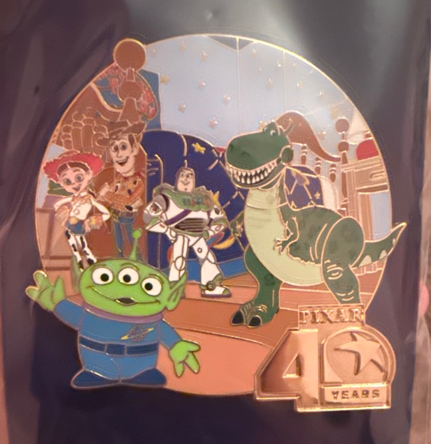 D23-Exclusive Toy Story 2 Pin - Pixar Animation Studios 40th Anniversary