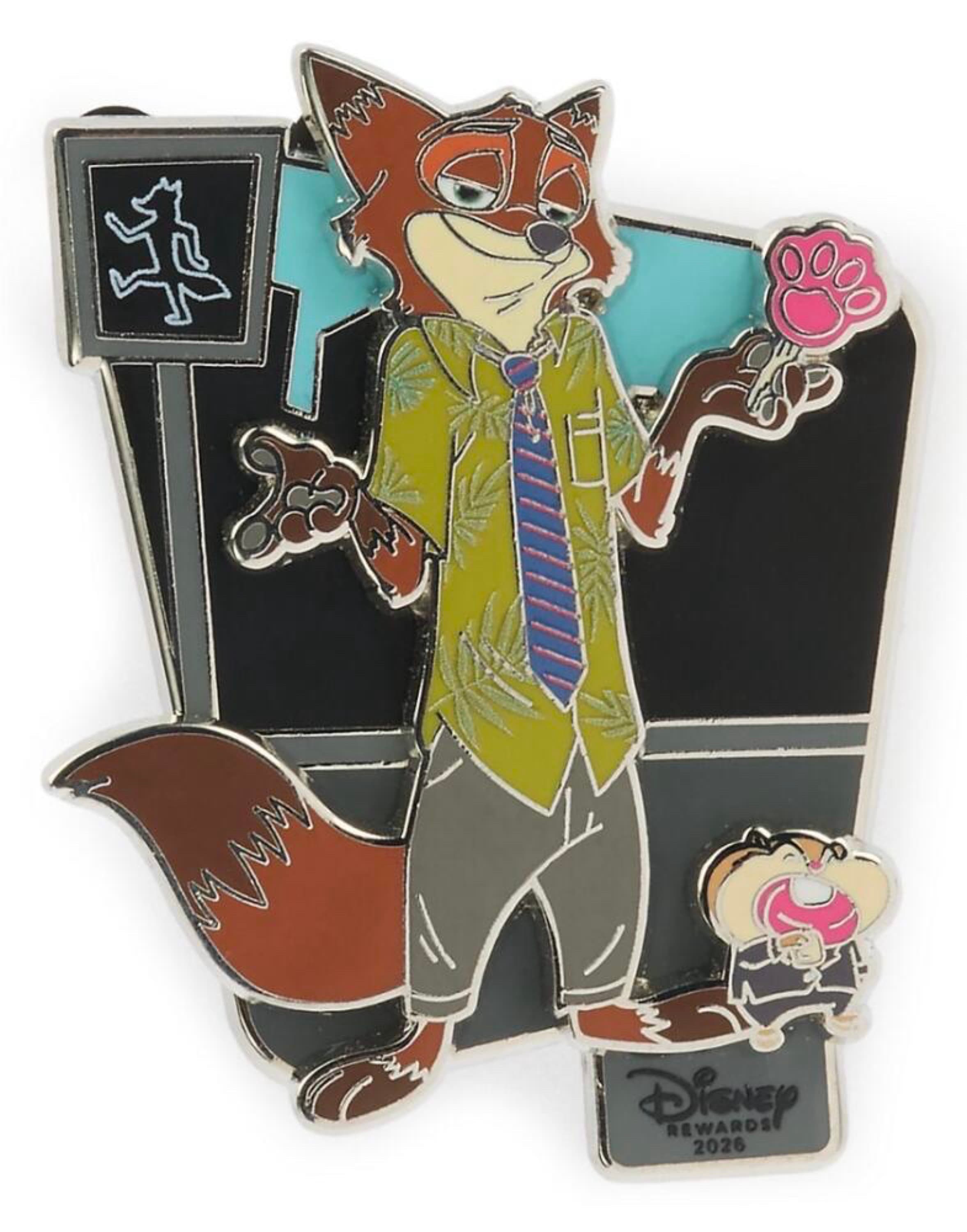 Nick Wilde and Nolte Zootopia 2 Disney Visa Card Rewards front