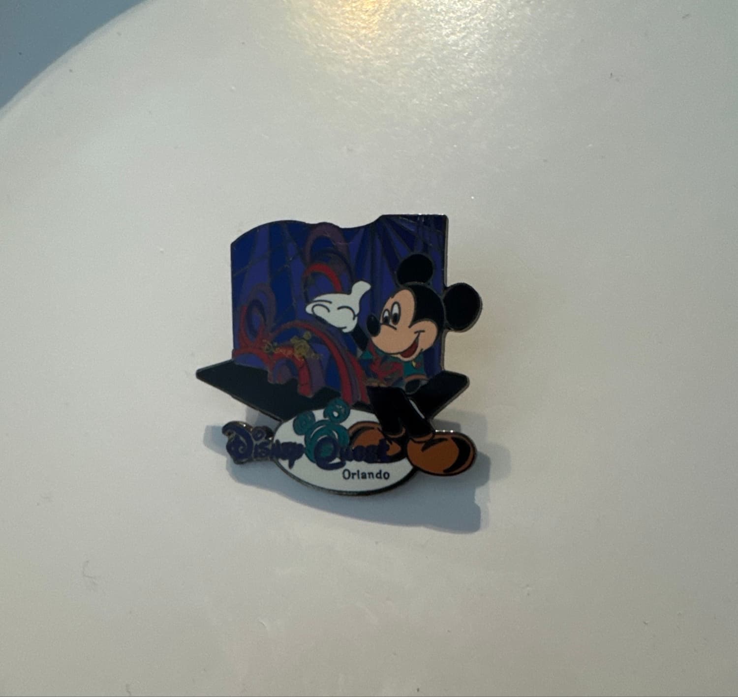 Mickey Mouse with Disney Quest Orlando Building