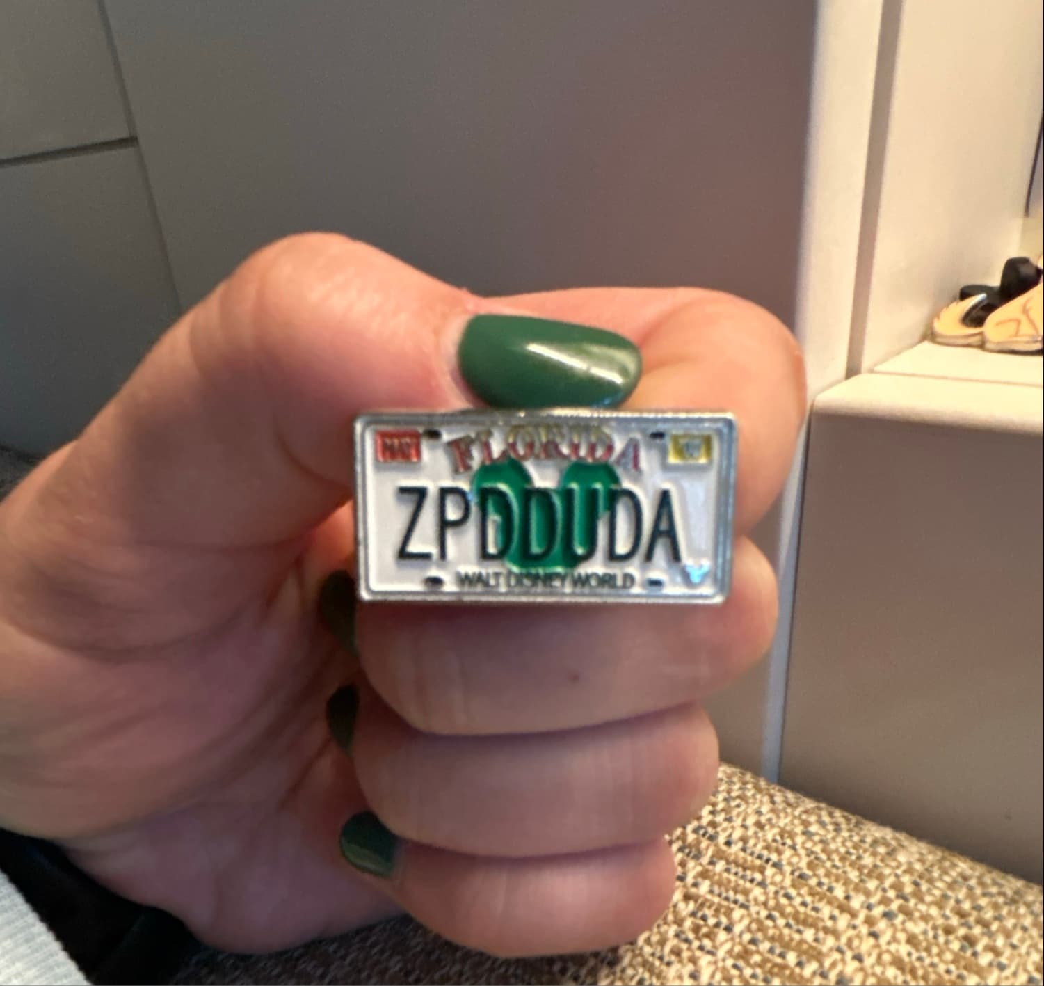 ZPDDUDA - 2007 Hidden Mickey - Florida License Plates front