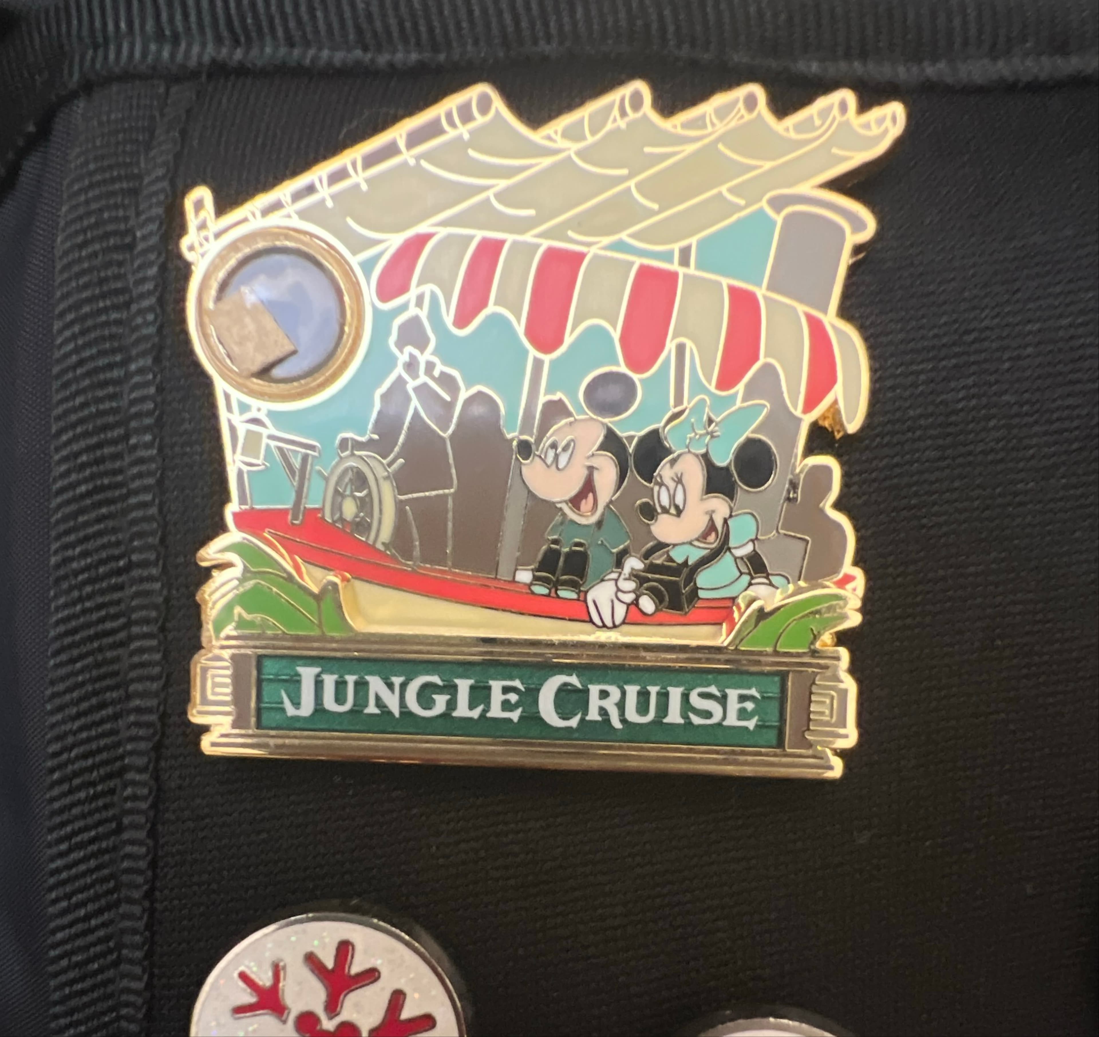 Mickey and Minnie on the Jungle Cruise front