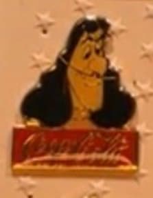 Captain Hook Walt Disney World 15th Anniversary Coca Cola Pin