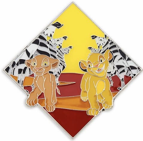 Simba and Nala with Zebras front