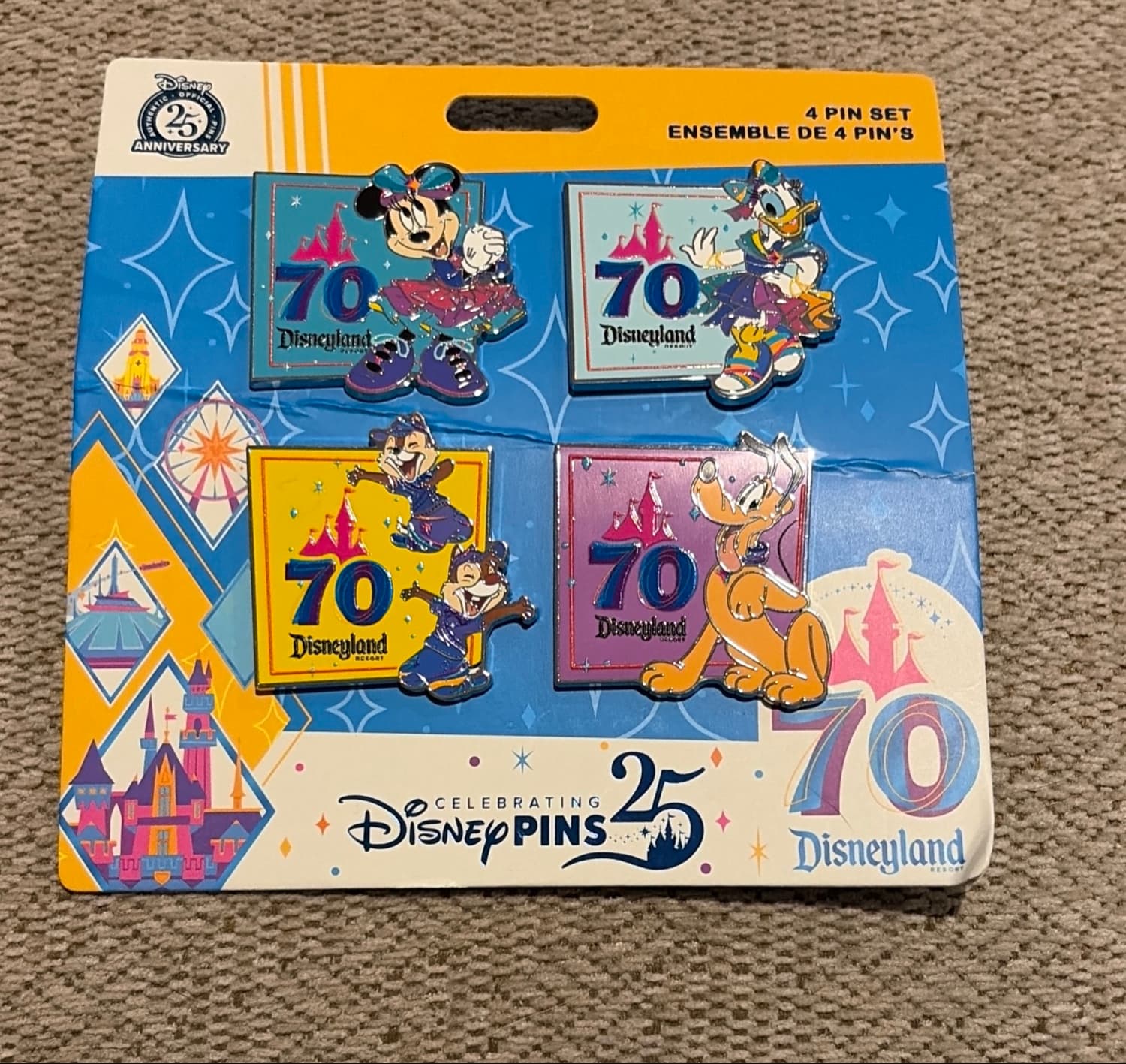 Disneyland Resort 70th Anniversary Celebration Collection / Celebrating 25 Years of Disney Pin Trading