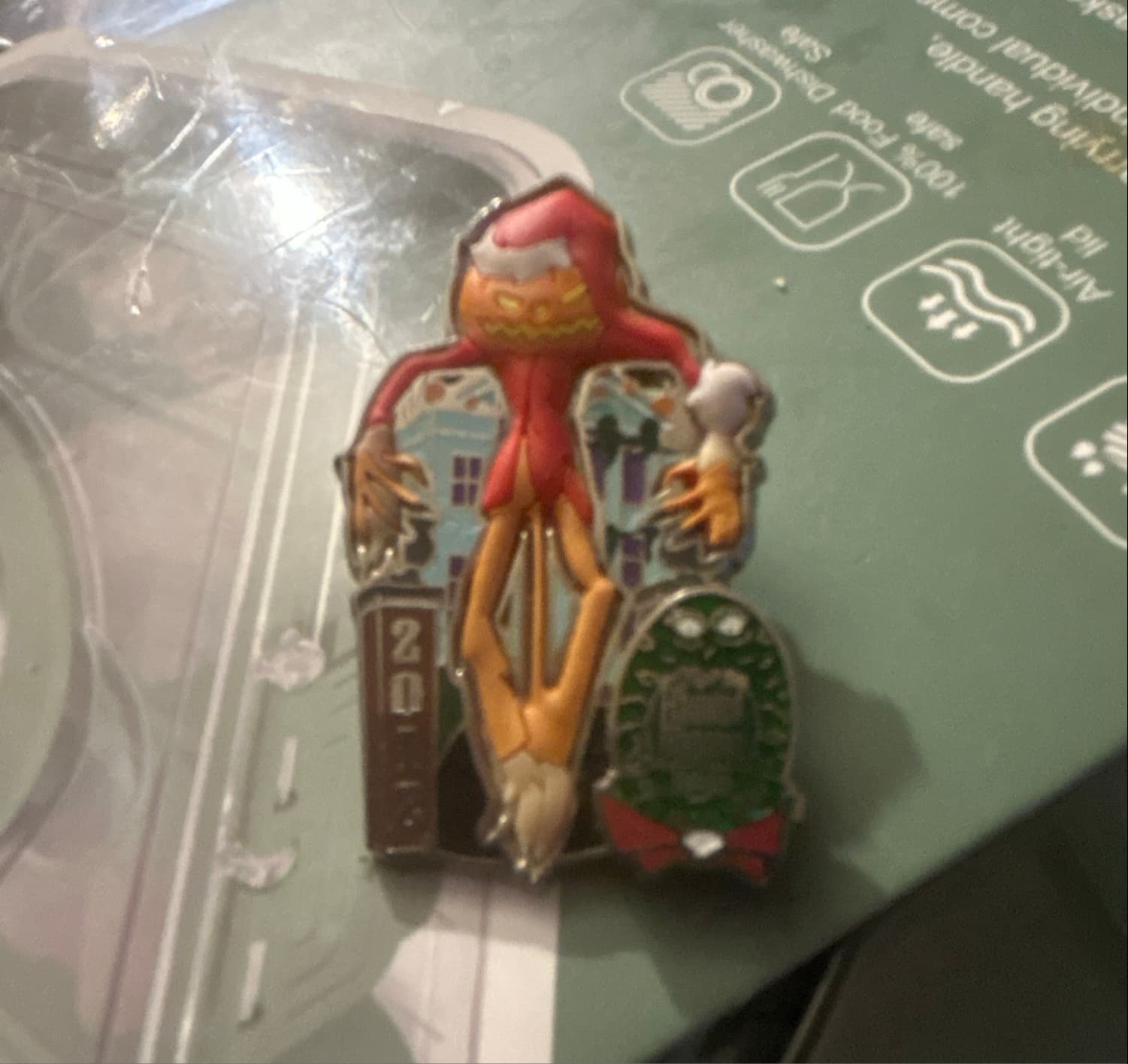 Haunted Mansion Holiday 2012 - Holiday Pumpkin Santa Jack LR Pin