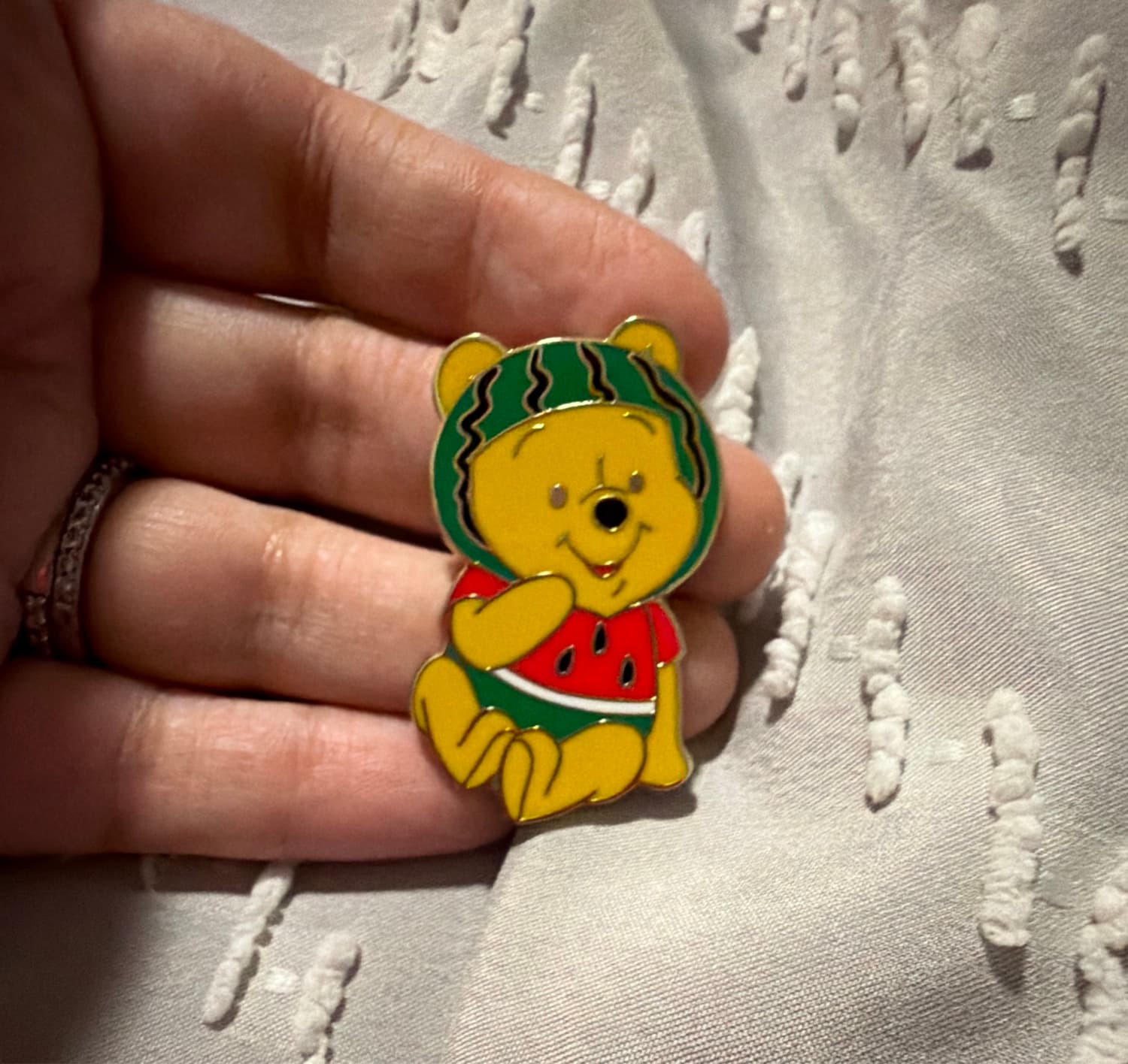 Watermelon Winnie the Pooh Pin