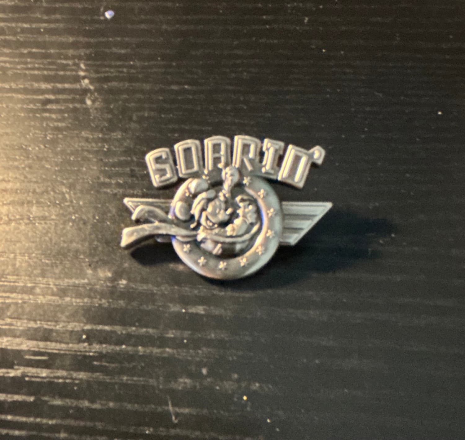 Soarin' Mickey Aviator Wings Pin front