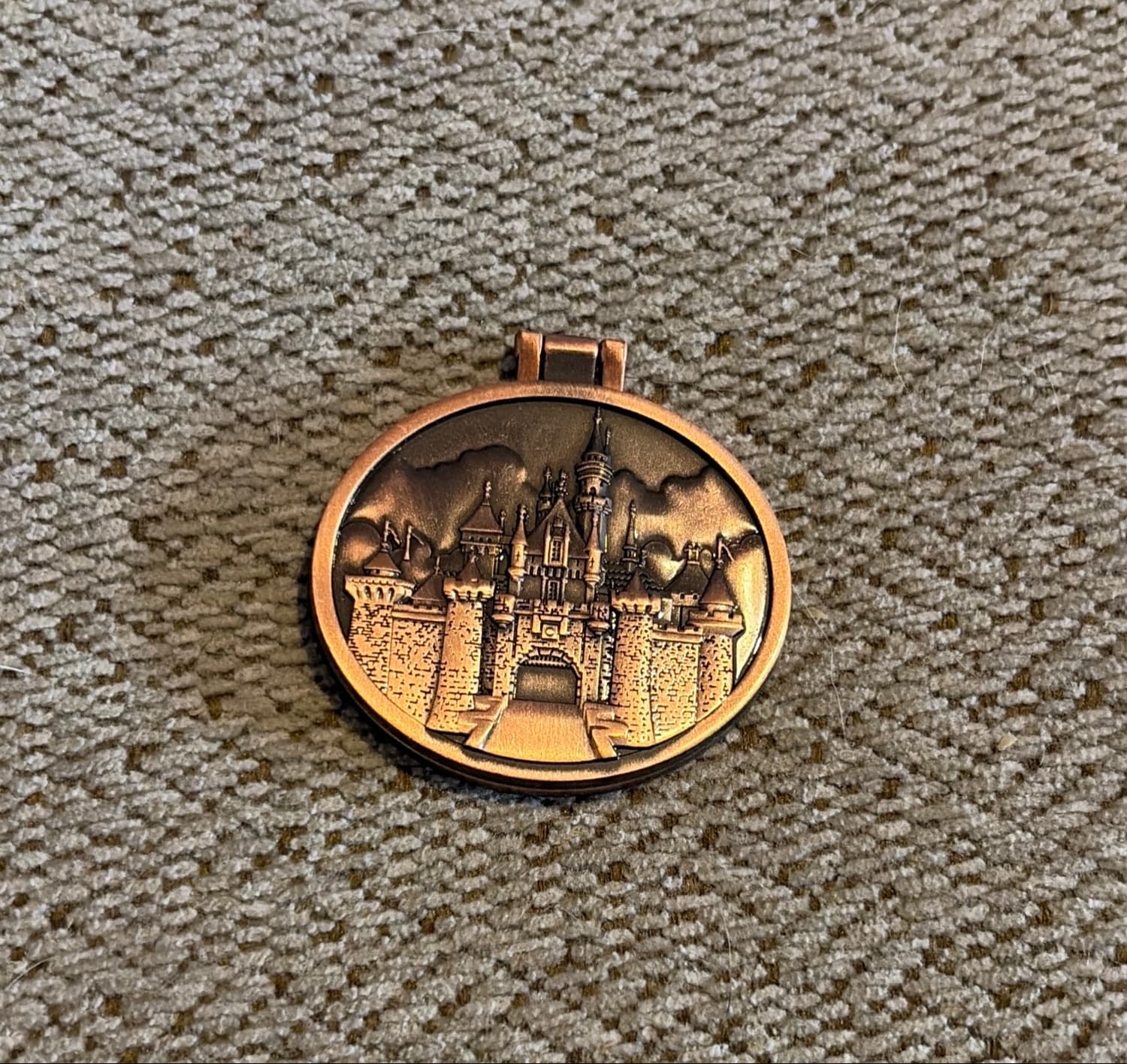 Bronze - Sleeping Beauty Castle Coin front