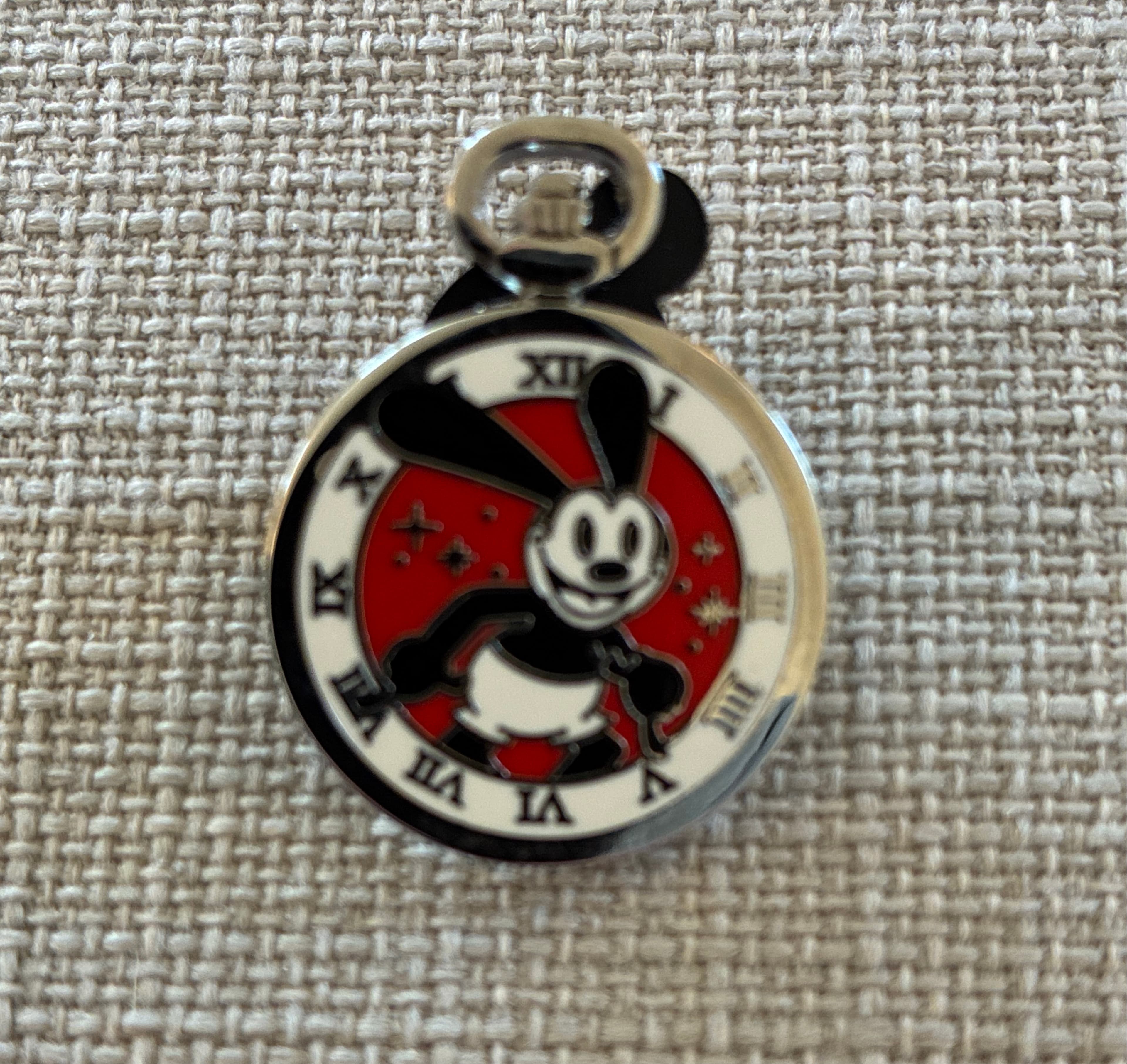 Pocket Watch Pin Set - Oswald the Lucky Rabbit
