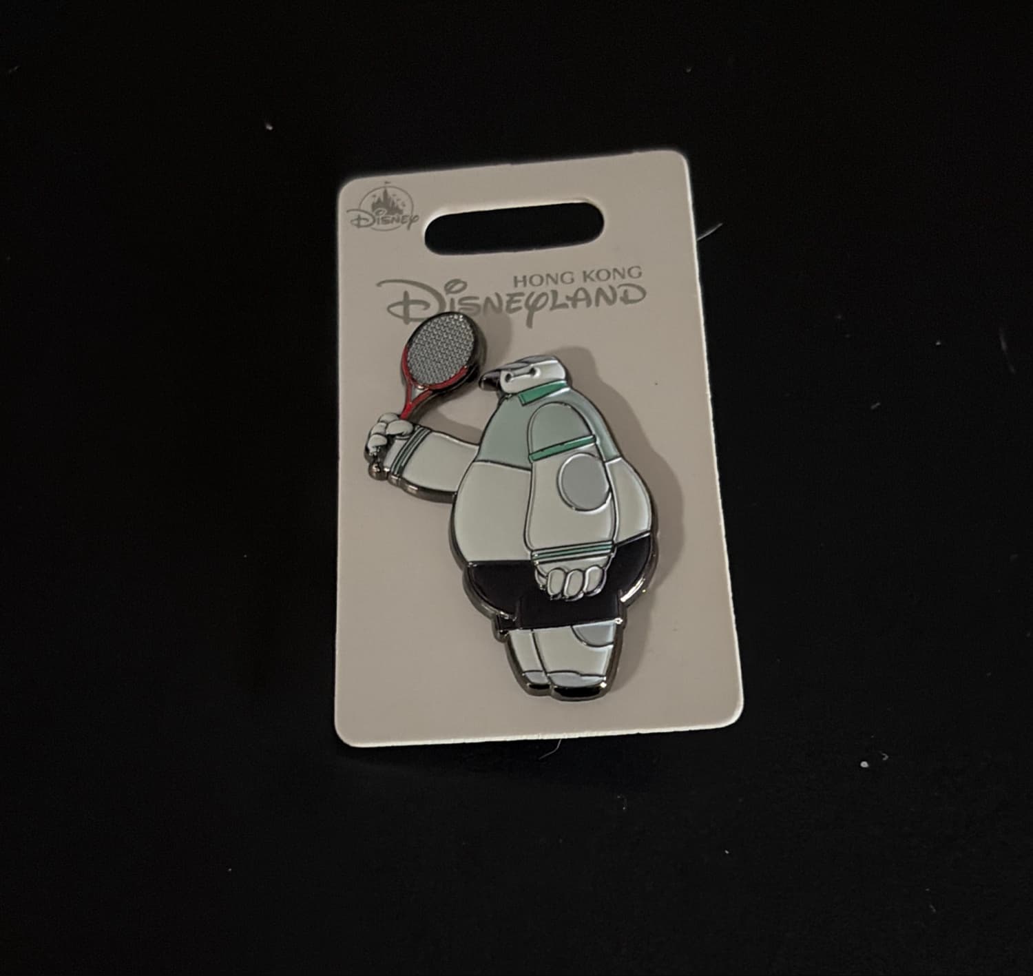 HKDL - Big Hero 6 Baymax Tennis Sport Pin Badge