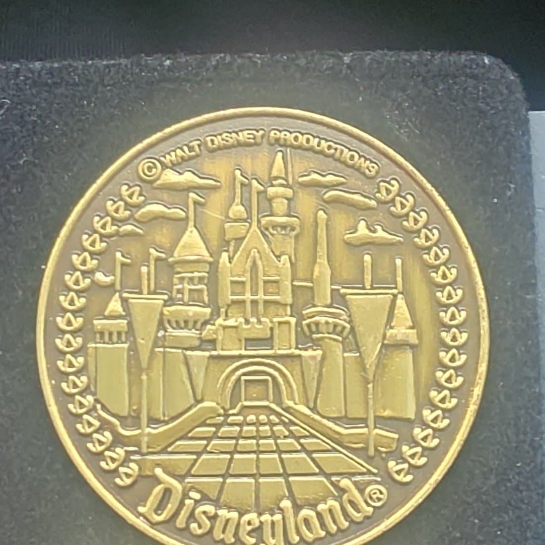 Disneyland Sleeping Beauty Castle Souvenir Medallion