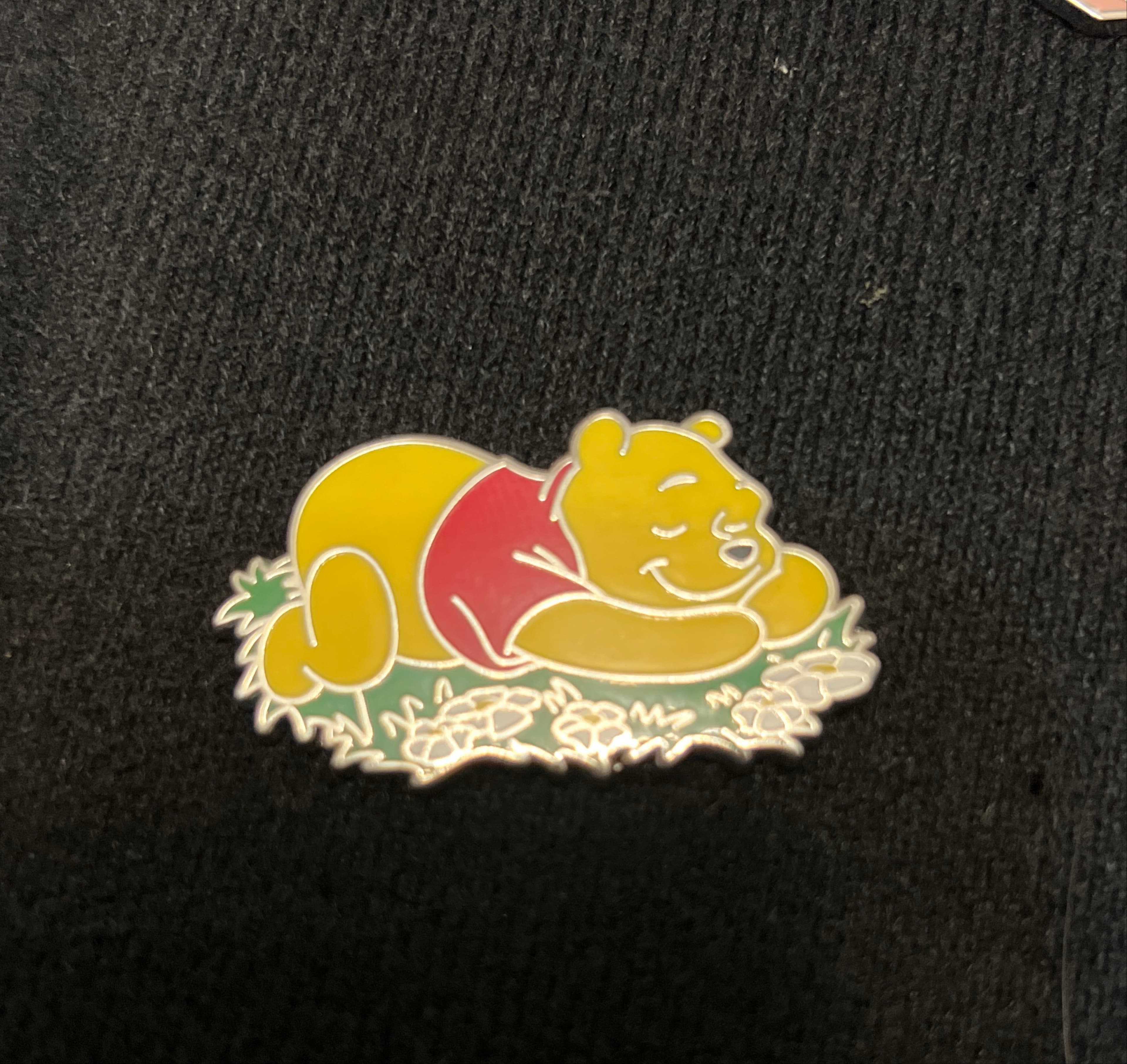Sleeping Winnie the Pooh with Flowers - Sweet Dreams Mystery Collection