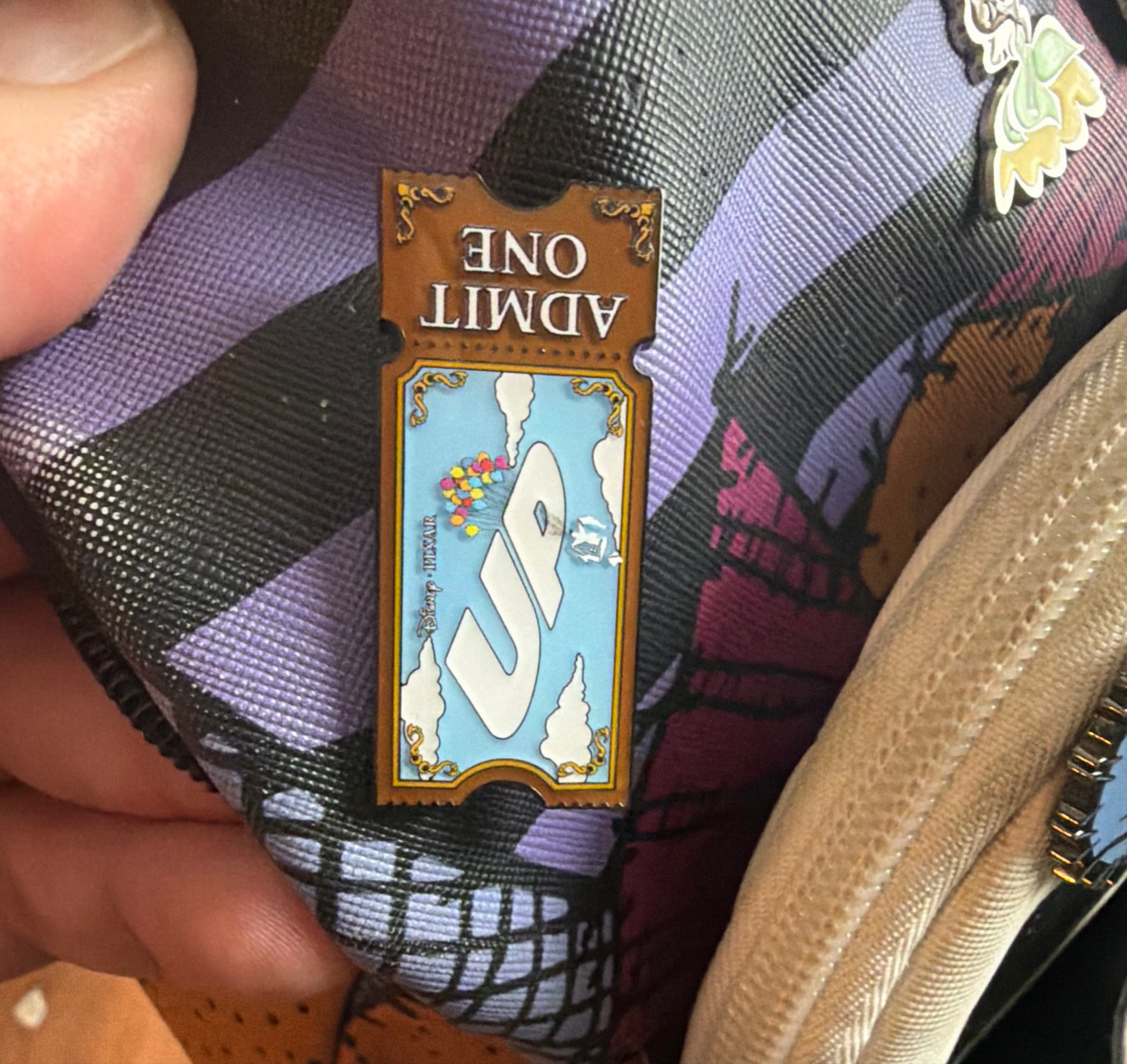 Loungefly Disney Pixar Movie Ticket Blind Box Enamel Pin