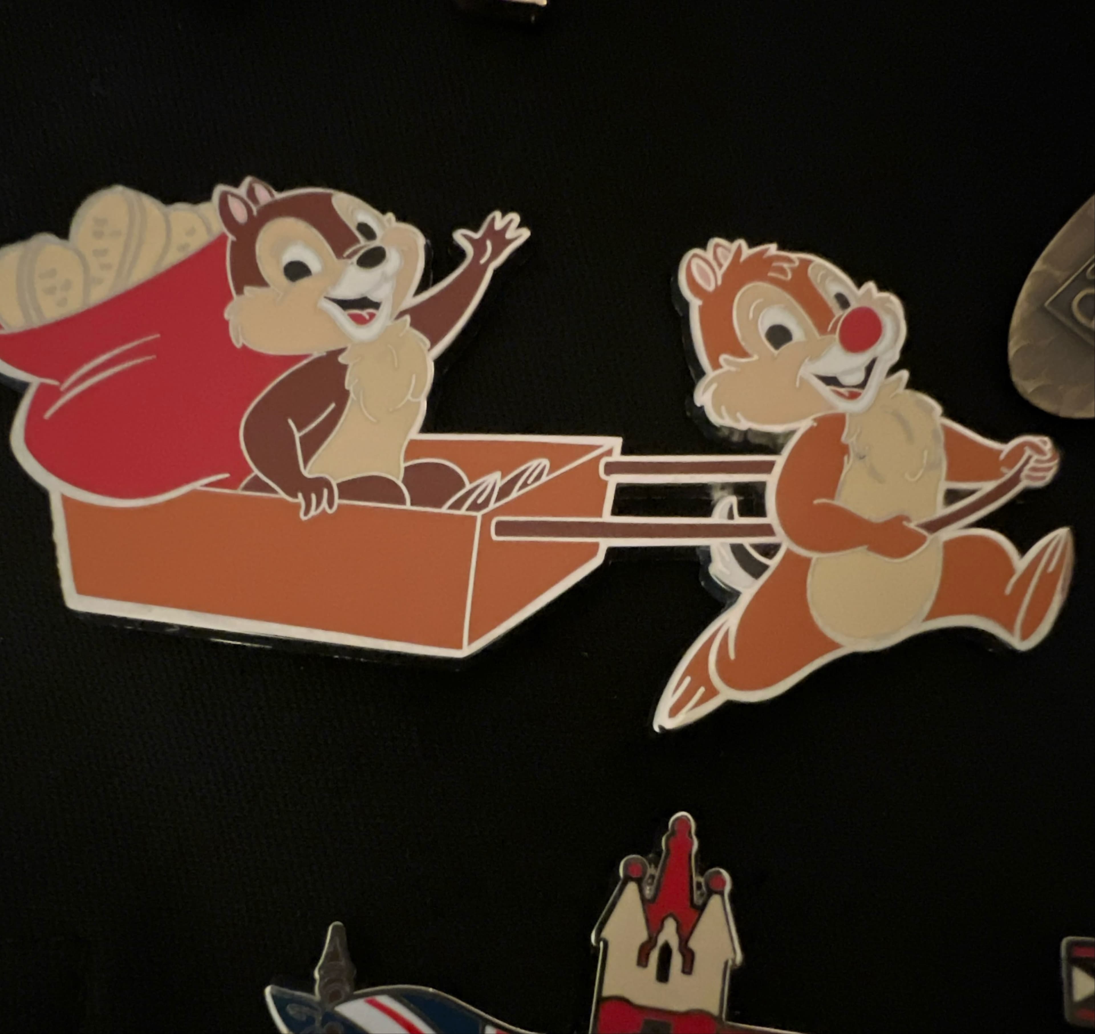 Chip 'N Dale with Peanut Cart