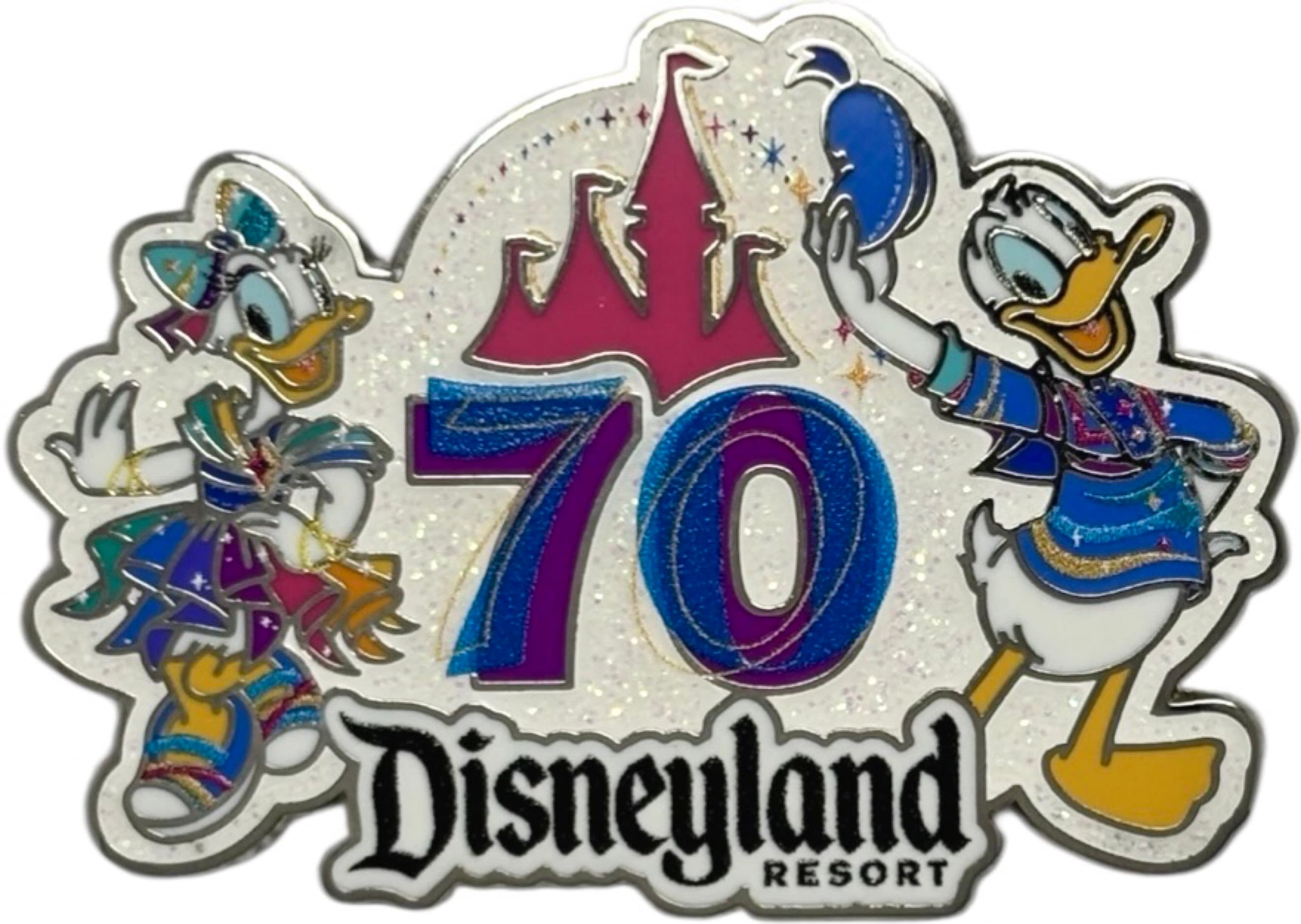 Disneyland 70th Anniversary Vacation Package Donald and Daisy Duck front