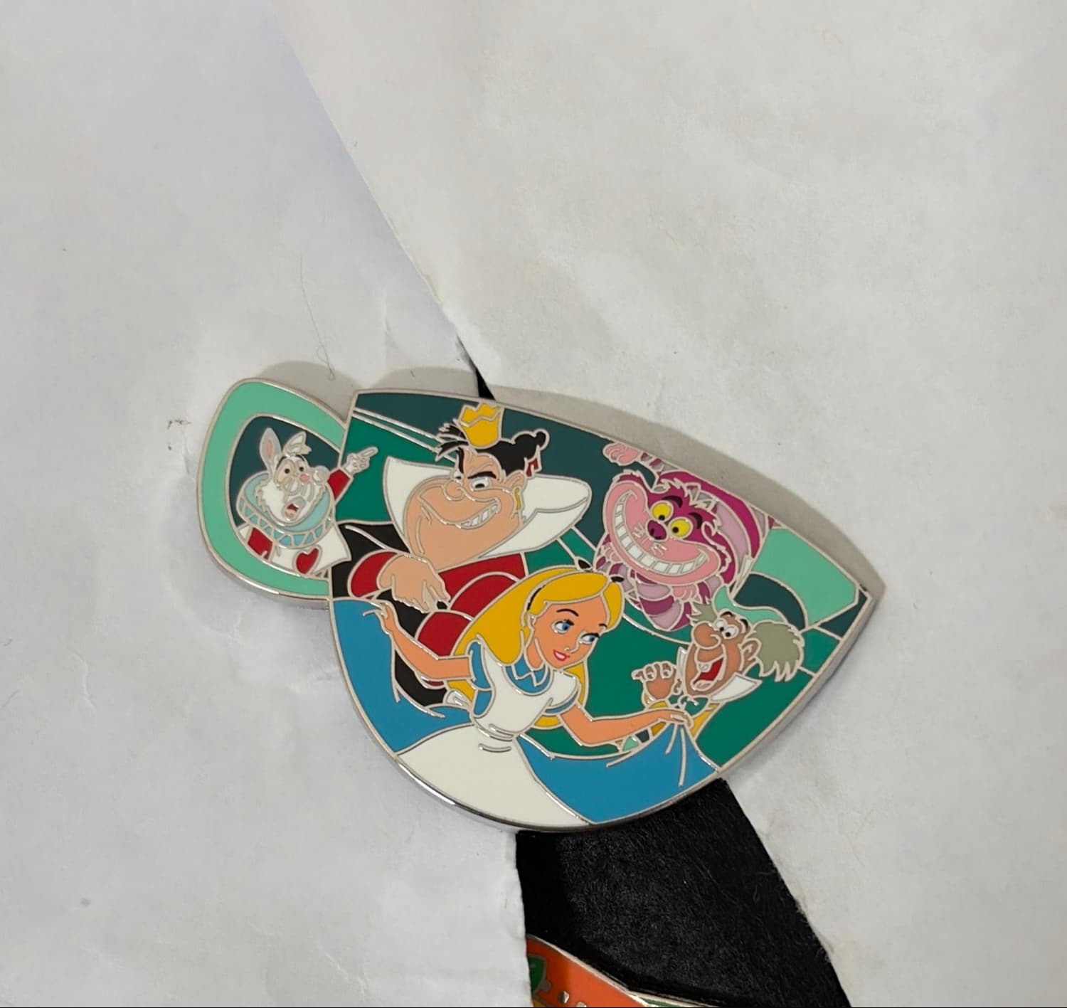Alice in Wonderland Cast Pin front