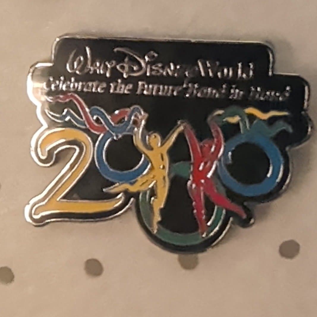 Walt Disney World 2000 Dancers Celebrate the Future Hand in Hand Pin