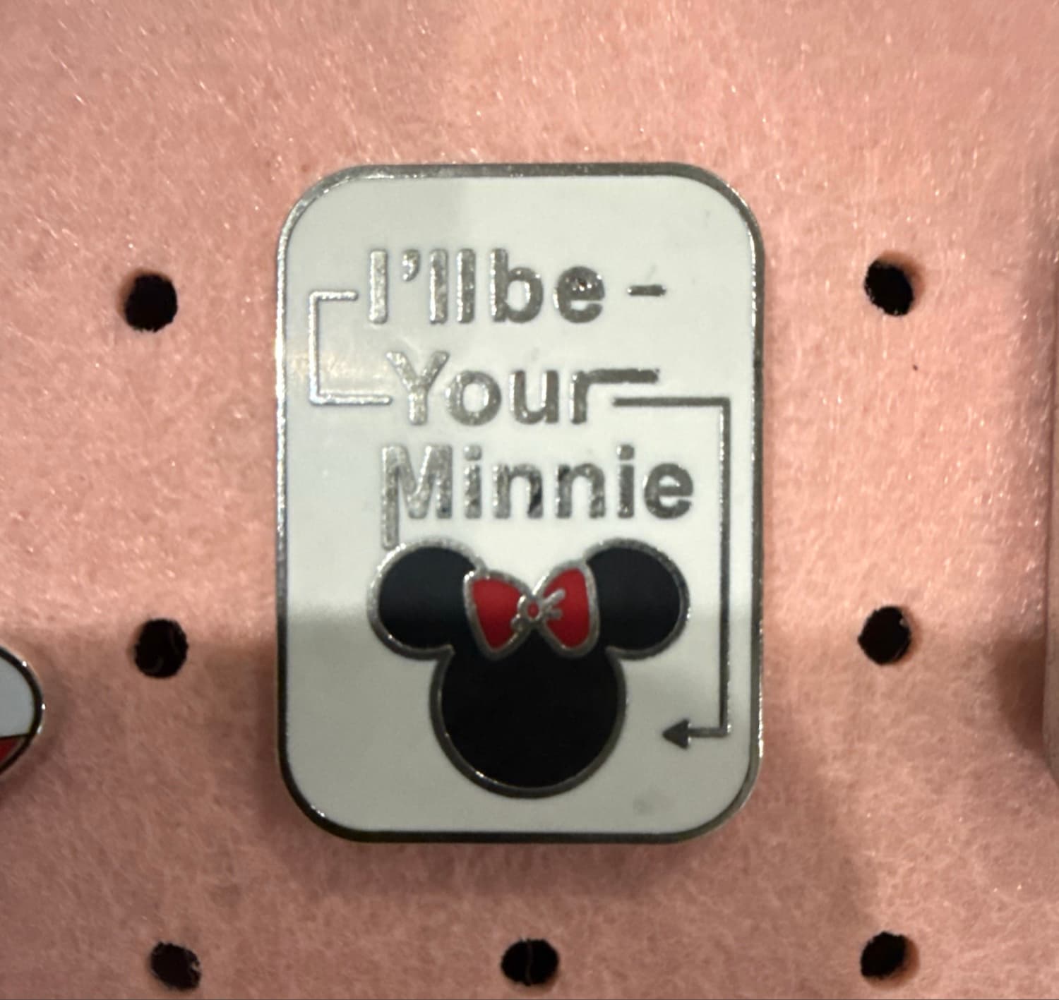 I'll be Your Minnie (from I'll be Your Mickey/Minnie 2 Pin Set) front