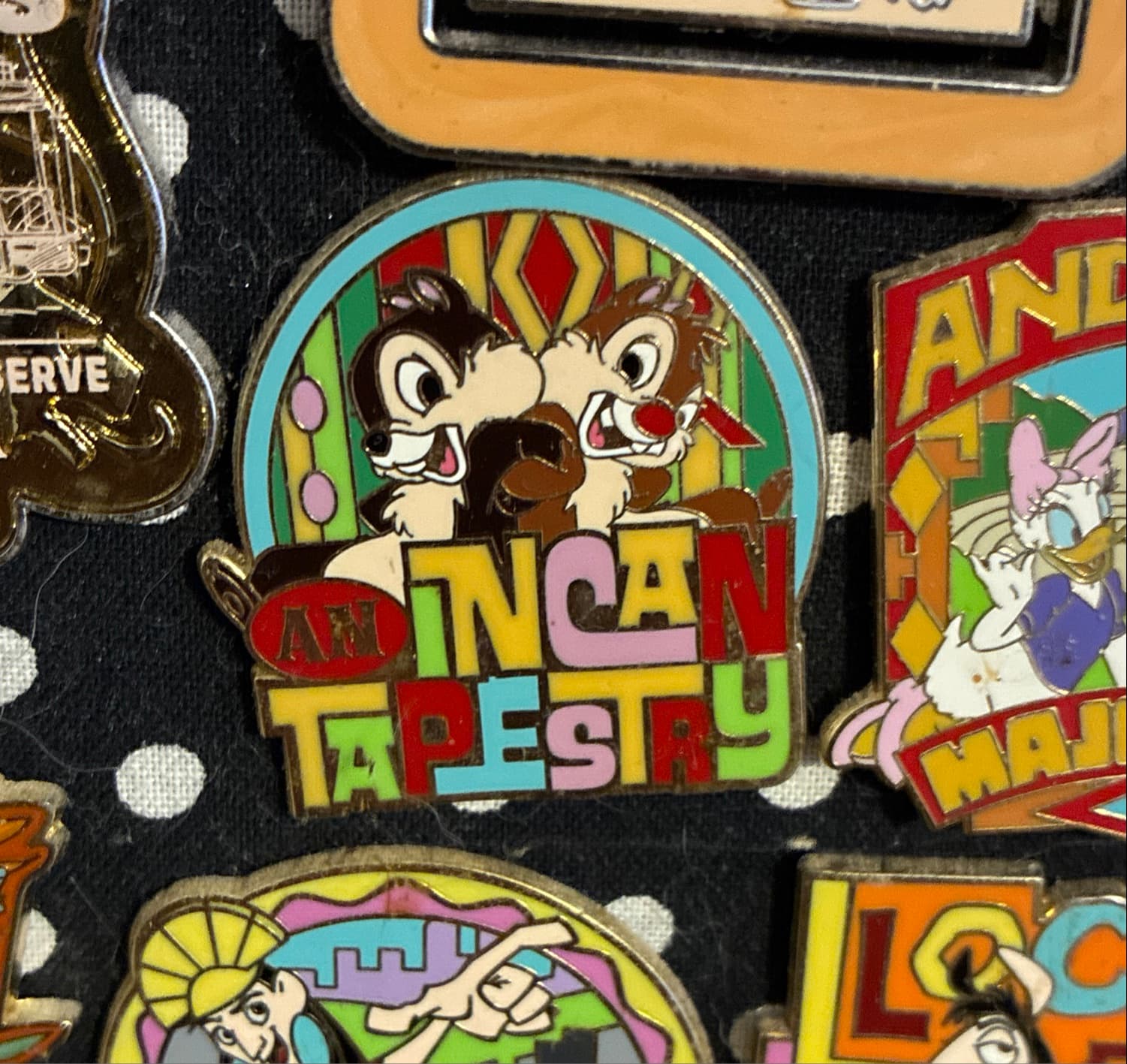 Adventures by Disney Chip Dale An Incan Tapestry Disney Pin