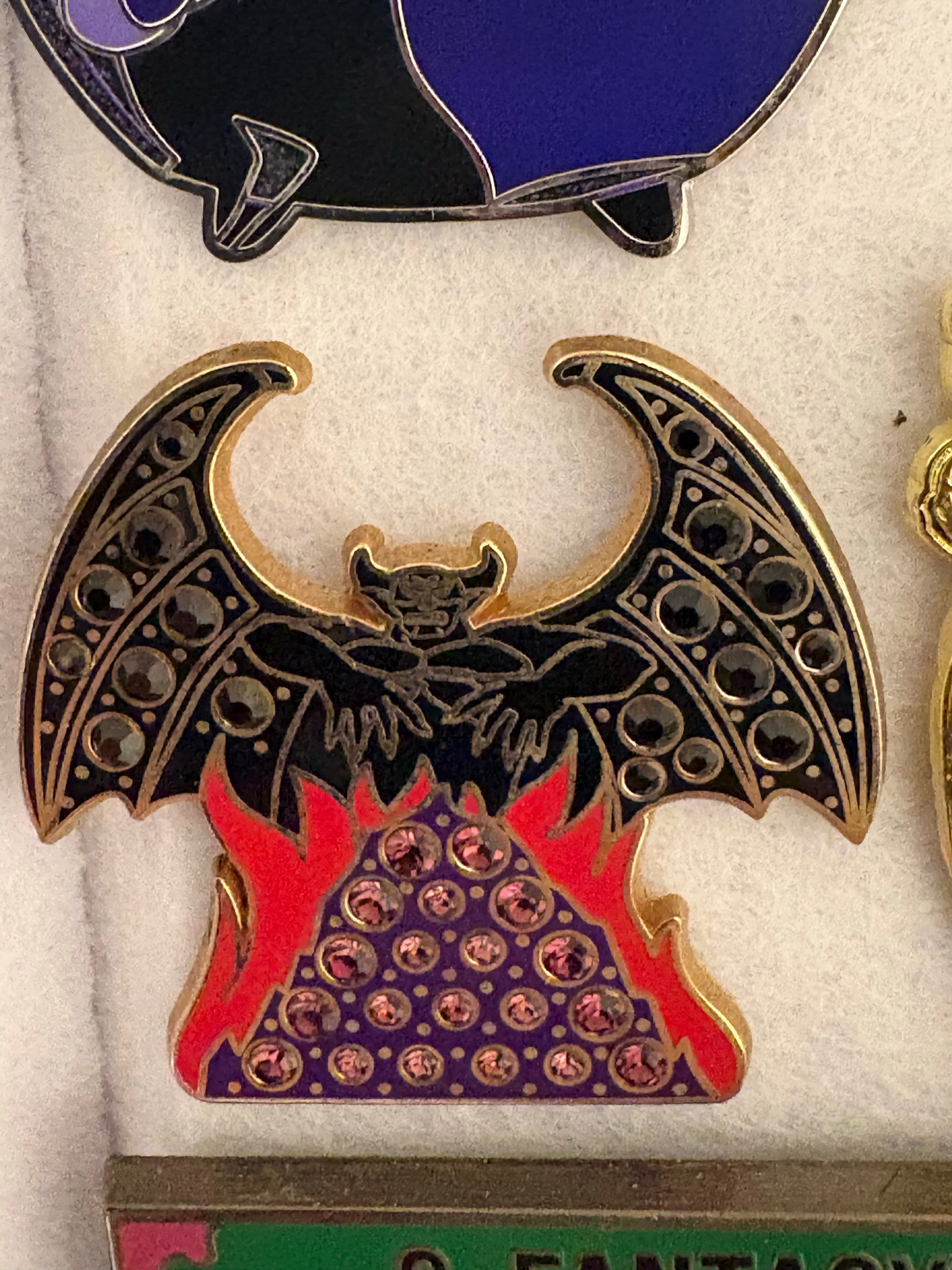 Jeweled Villains Fantasia Chernabog Pin front
