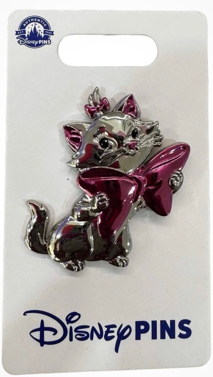 Marie The Aristocats Sculpted Metallic Collection Pin front