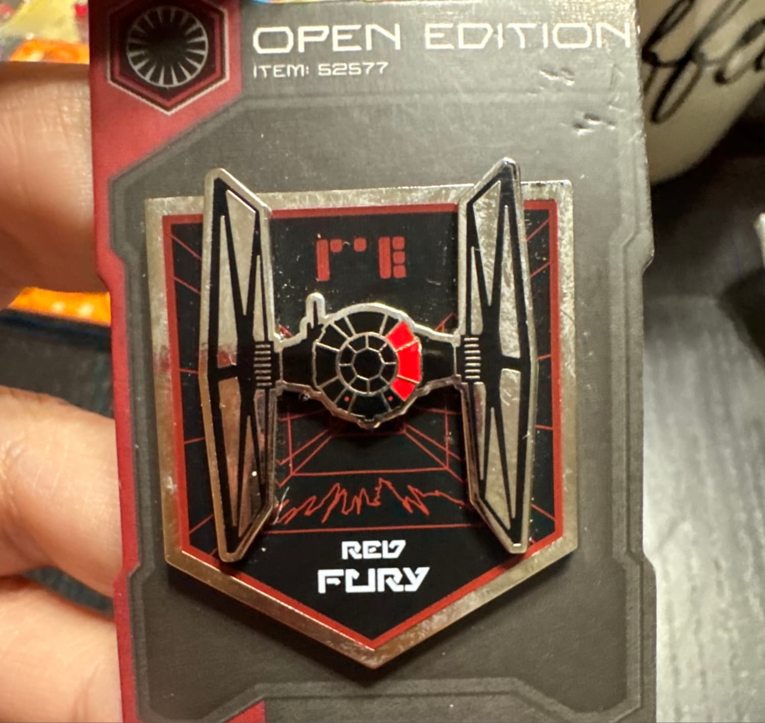 Star Wars Galaxy's Edge First Order Red Fury Tie Fighter front