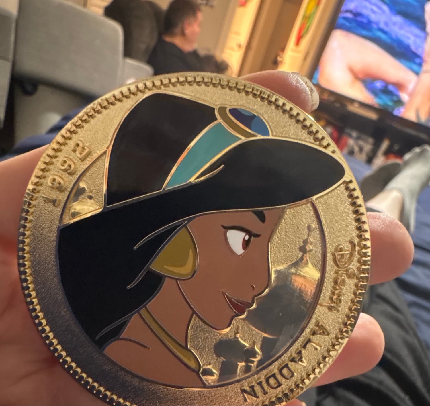 Princess Jasmine - Golden Character Coin Series - Aladdin (Wave 6)