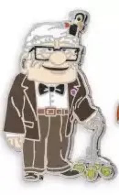 Carl Fredricksen with Kevin's Baby front
