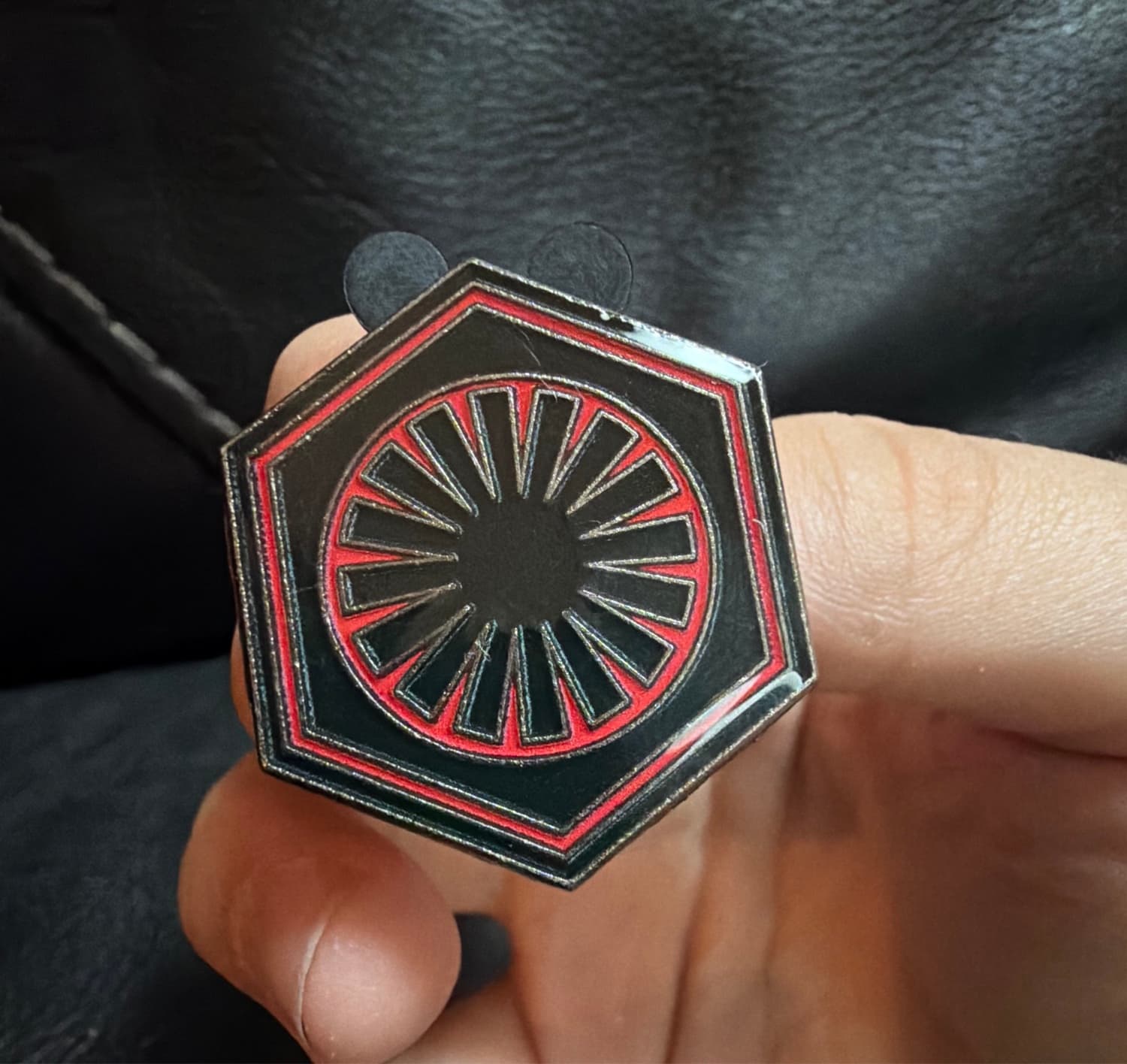 First Order Emblem Hidden Mickey Pin