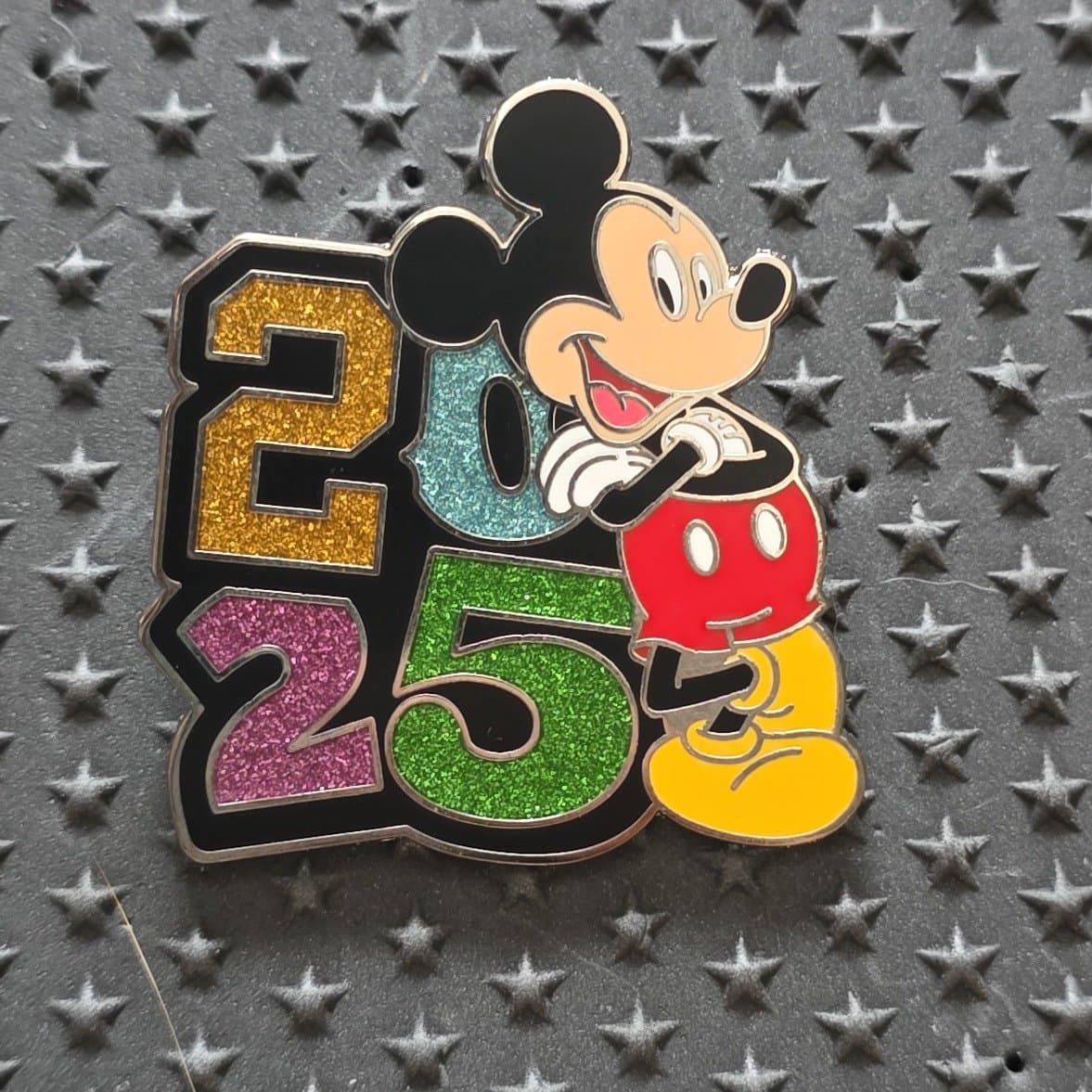 Mickey Mouse 2025 Dated Pin front
