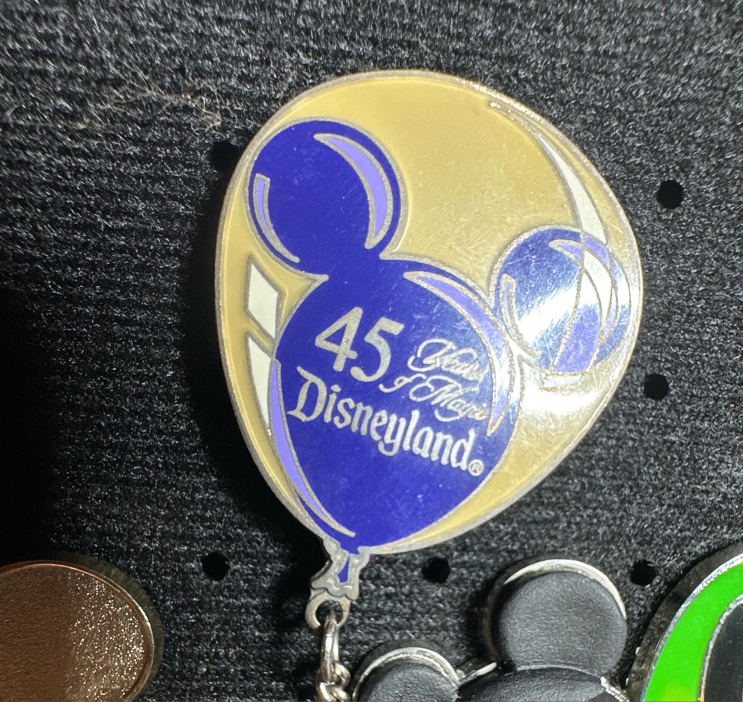 Disneyland 45th Anniversary Mickey Balloon - Blue