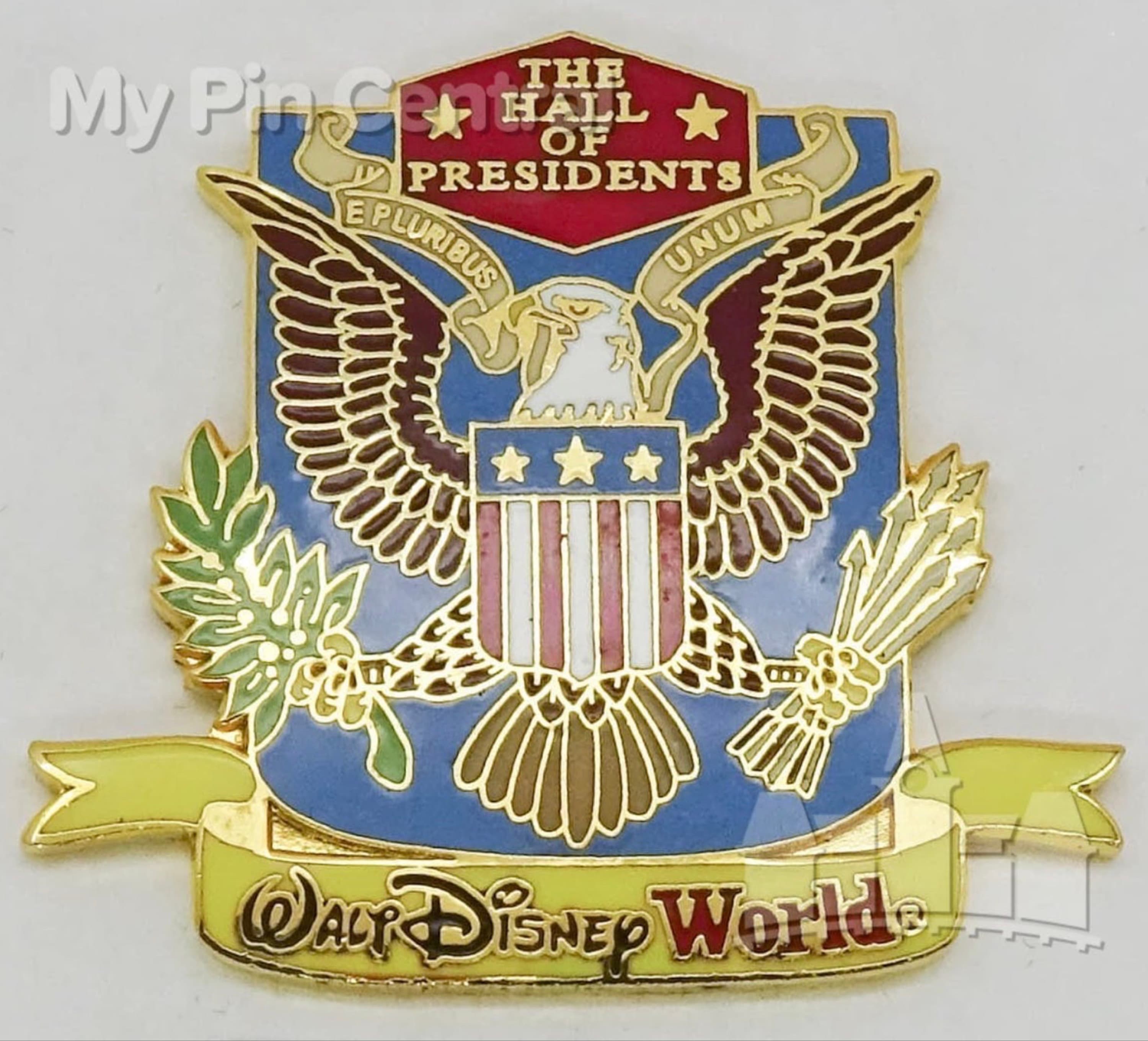 Celebrating the Re-opening of the Hall of Presidents front