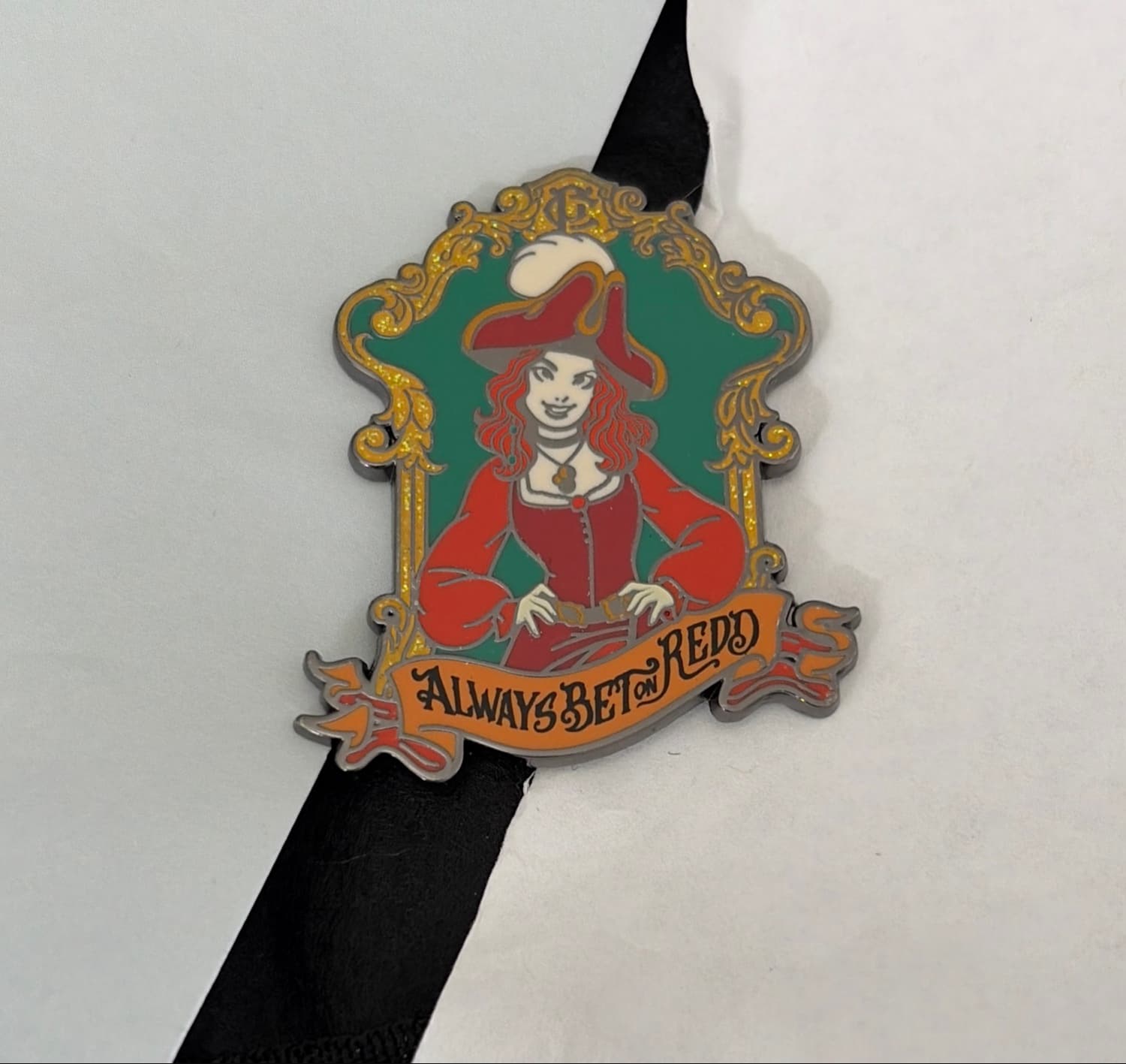 Always Bet on Redd Pin front