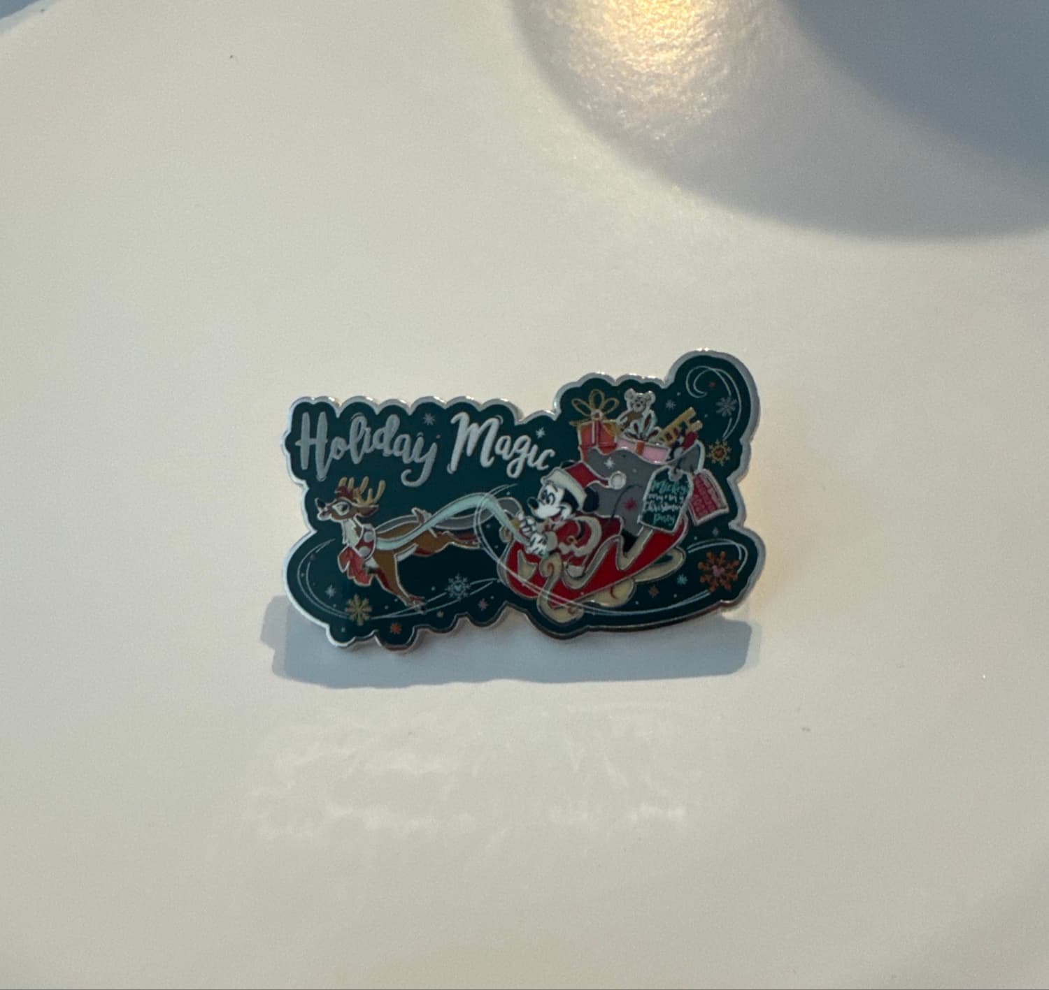 WDW Mickey Very Merry Christmas Party Holiday Magic Reindeer 2023 Disney Pin