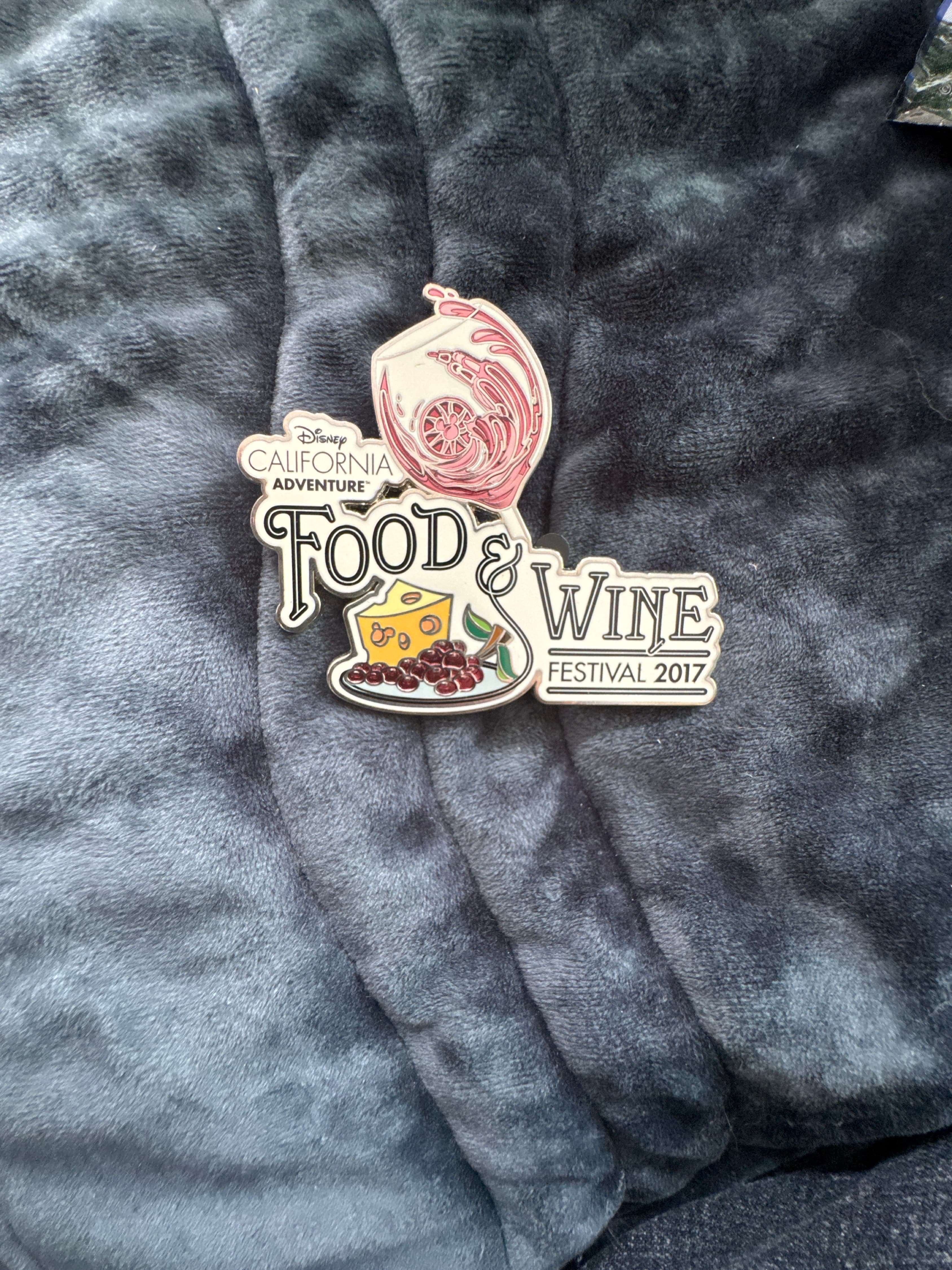 Disney California Adventure Food & Wine Festival 2017 Pin front