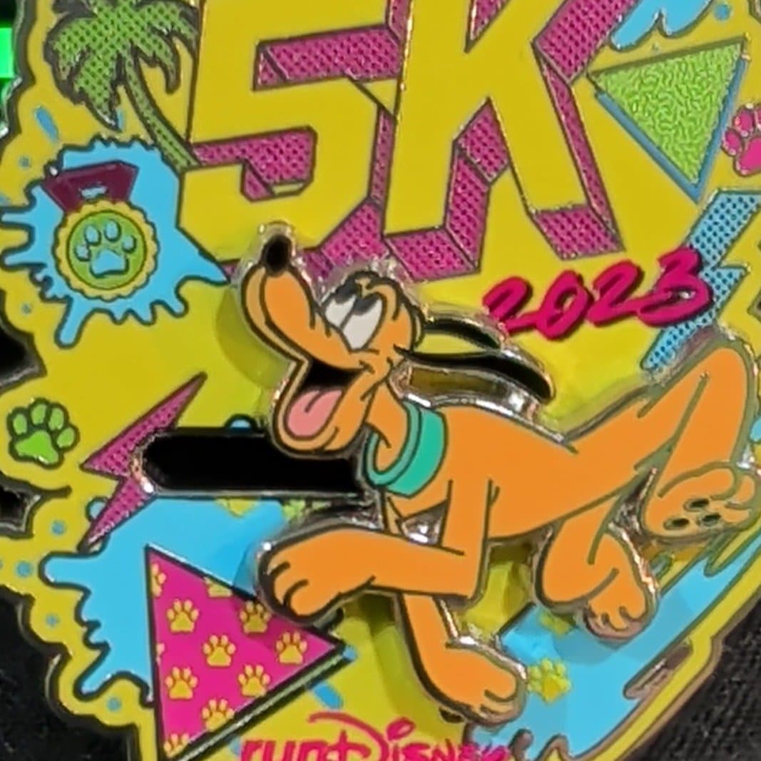 Pluto 5K Slider - Walt Disney World Marathon Weekend 2023 front