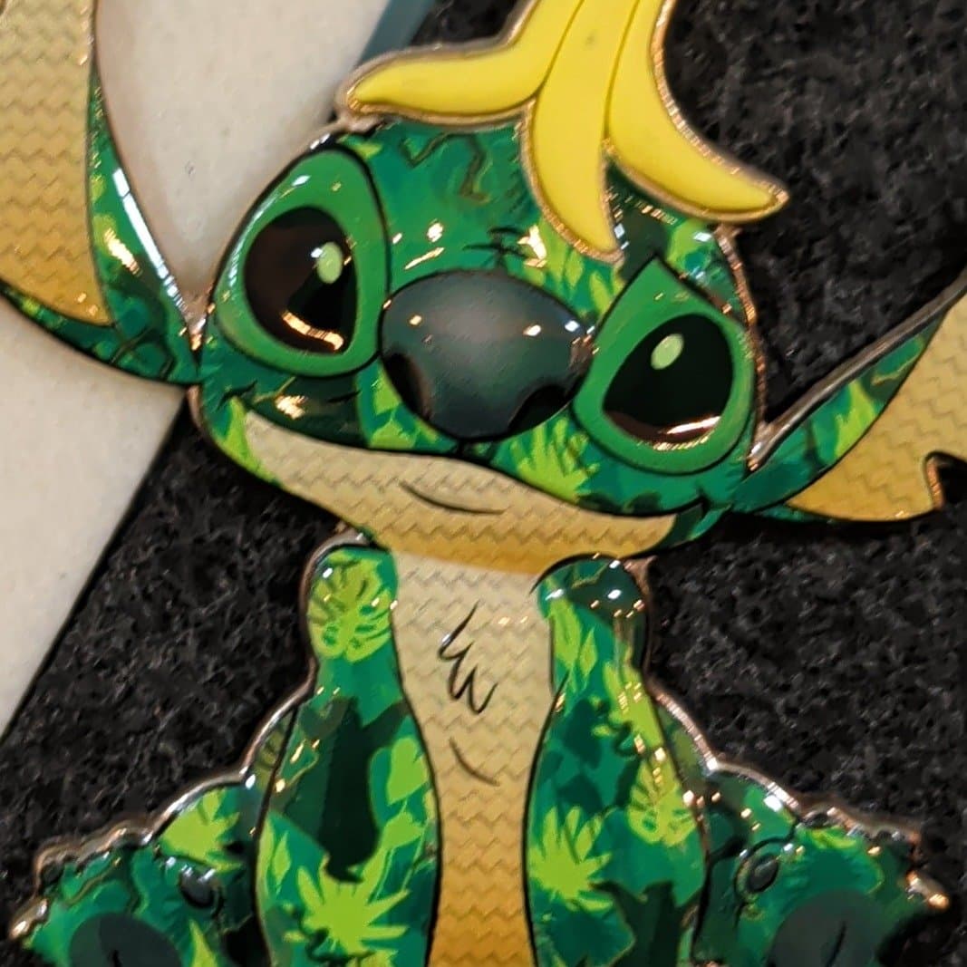 Stitch Crashes Disney - The Jungle Book Pin front