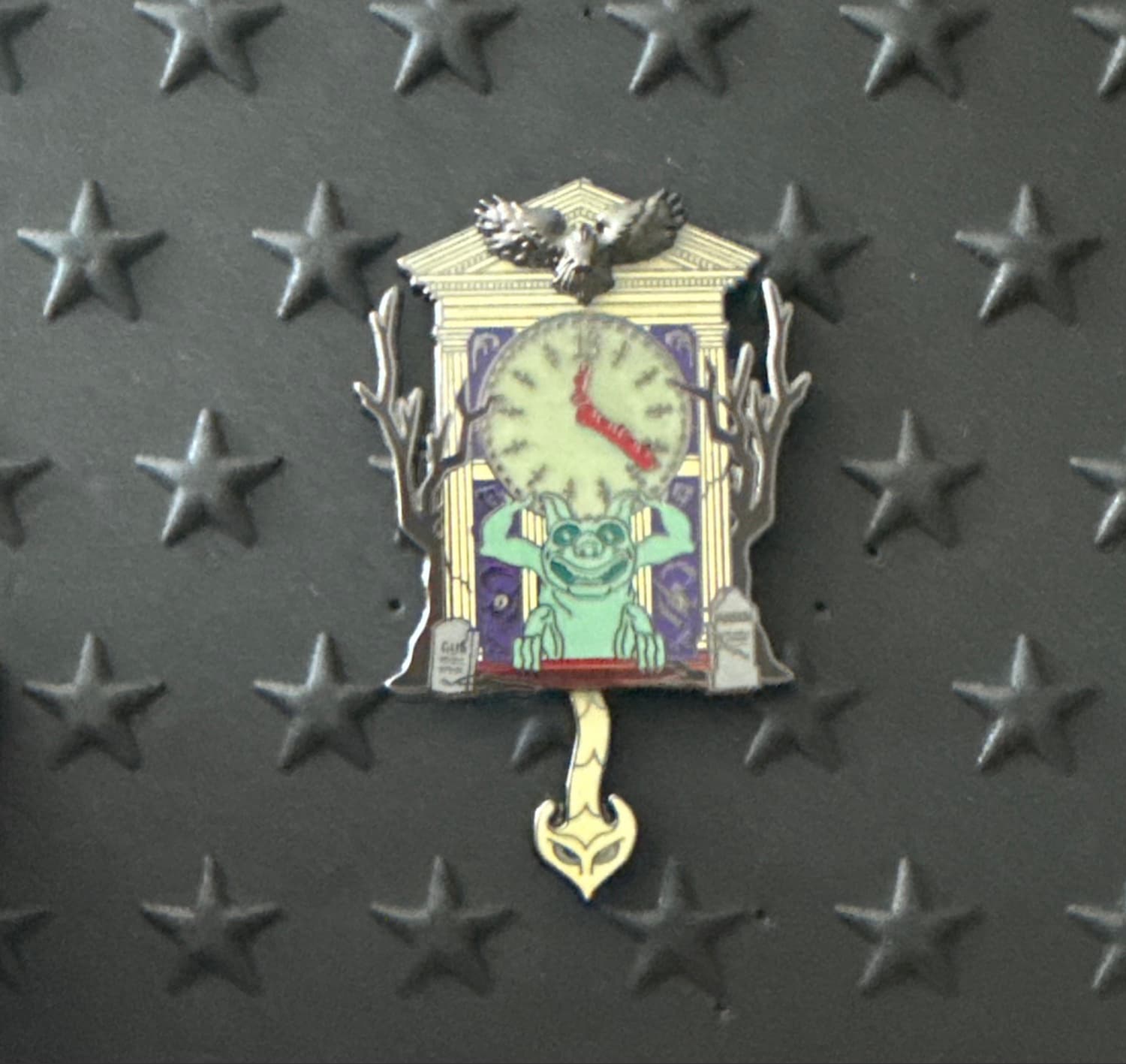 Haunted Mansion Gargoyle Clock Pin