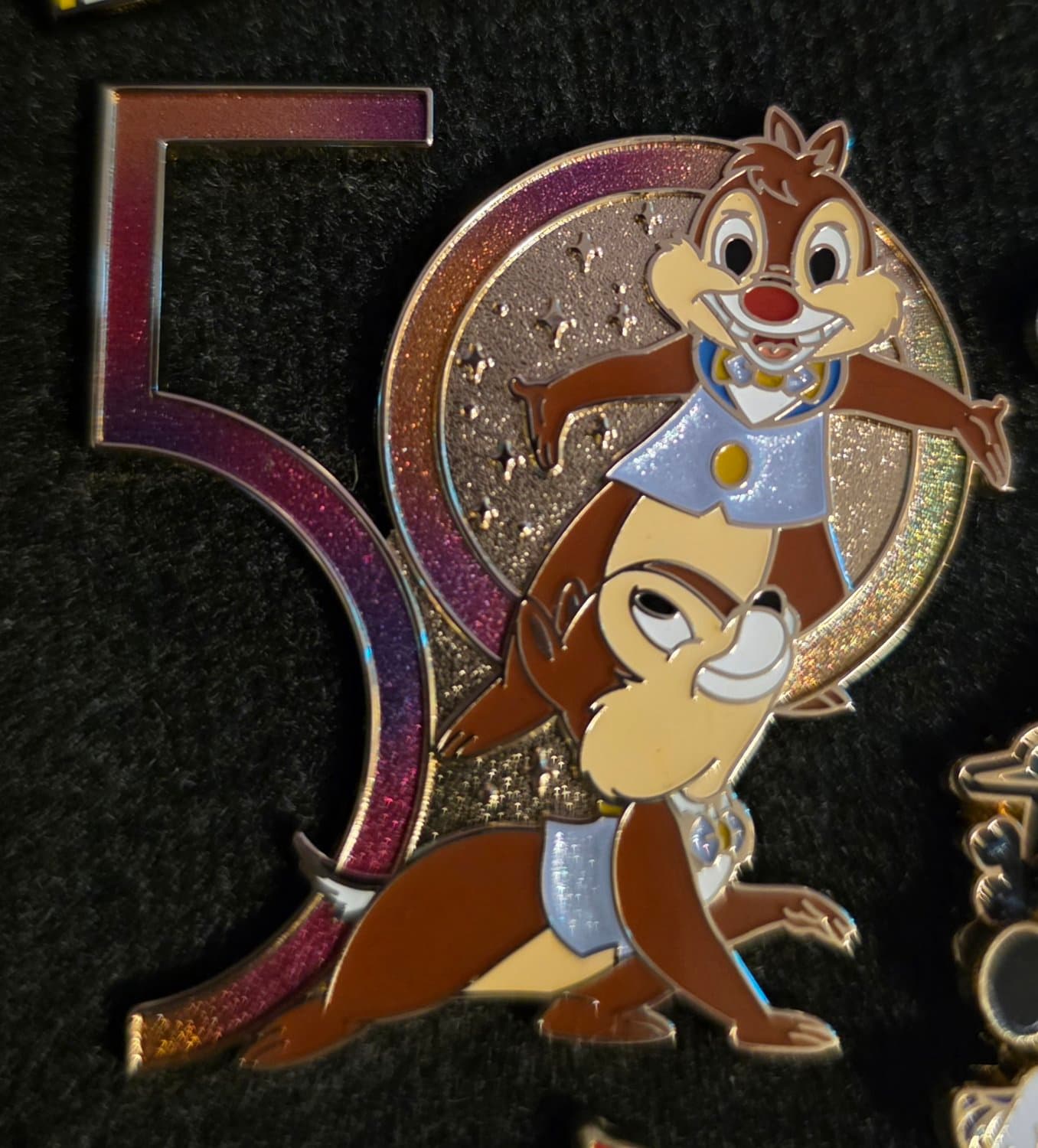 Walt Disney World 50th Anniversary Celebration – Chip 'n Dale Pin