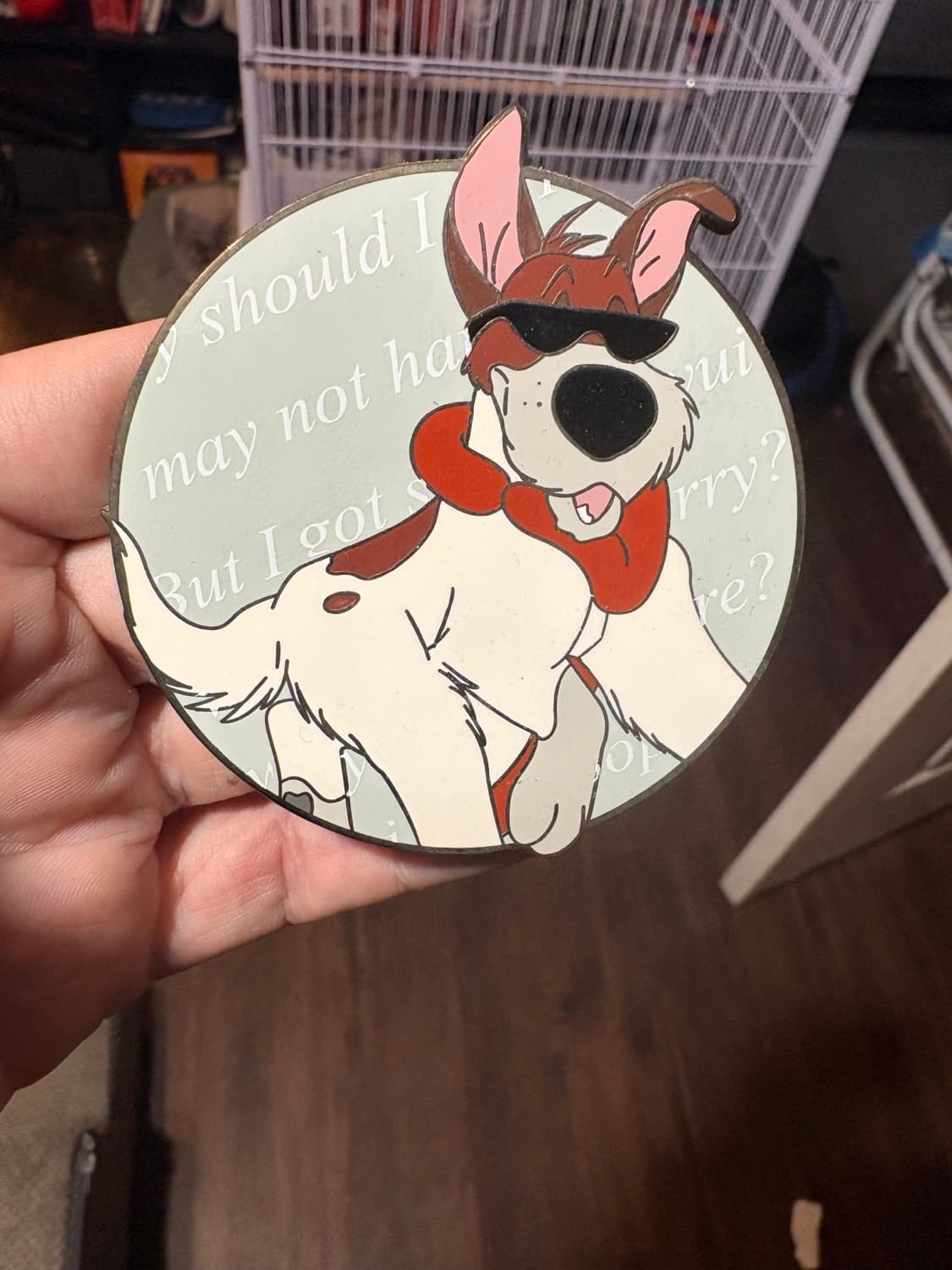 Fantasy dodger profile pin