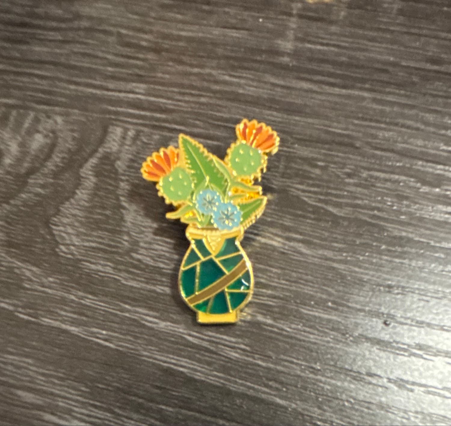 Loungefly Disney Princess Flower Vase Stained Glass Blind Box Enamel Pin