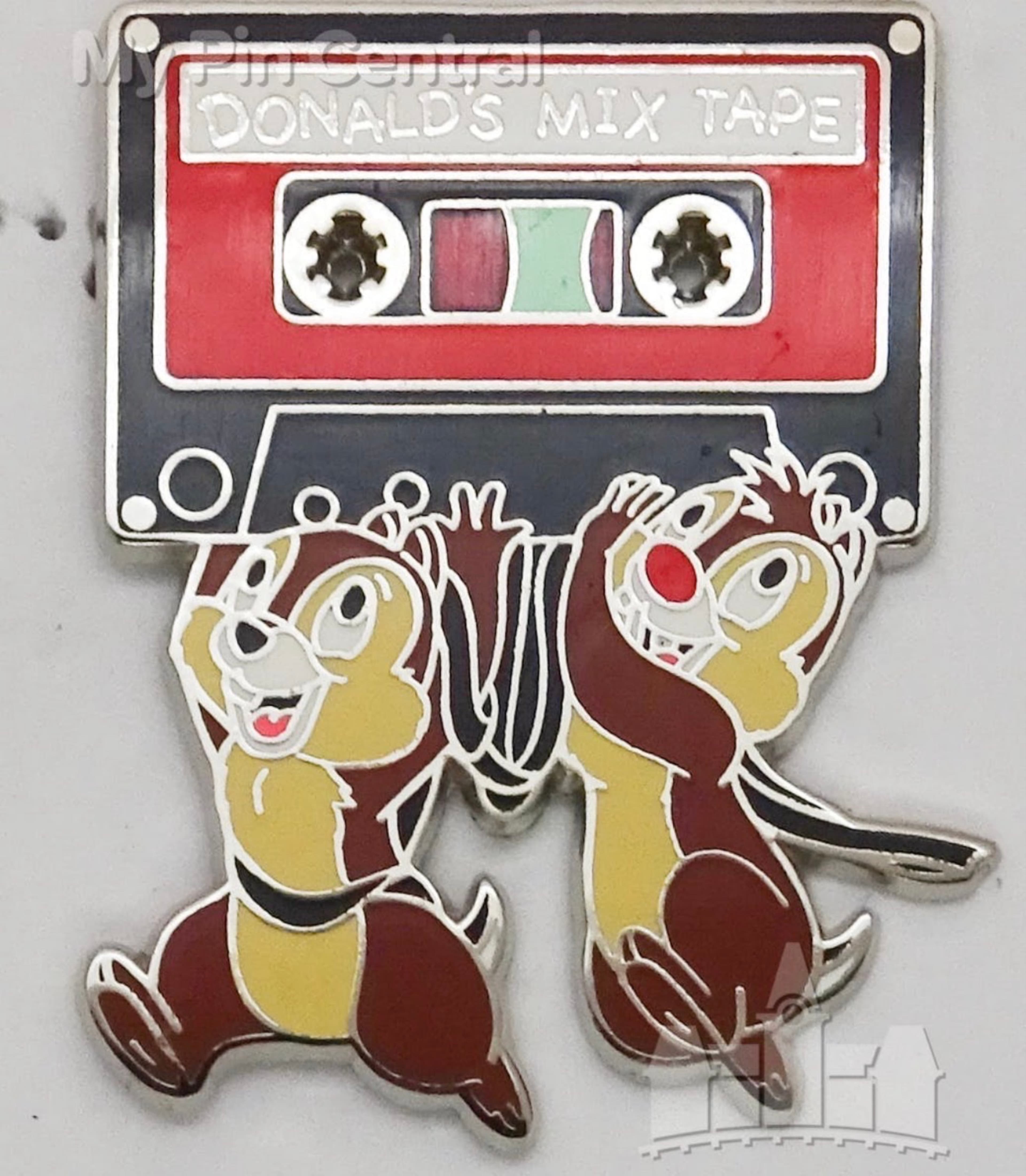 Chip and Dale Carrying Donald's Mix Tape