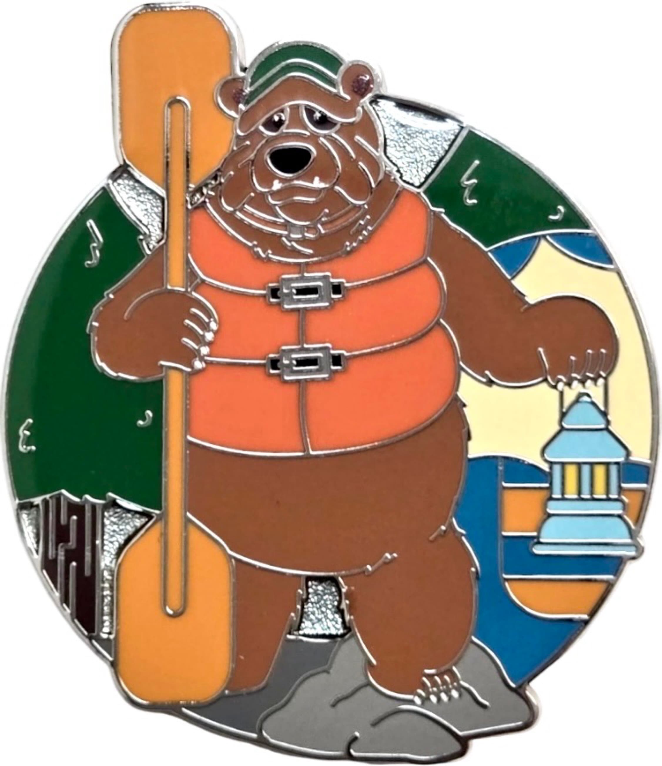 The Muppets Bobo the Bear as Tim Burr on Grizzly River Run front