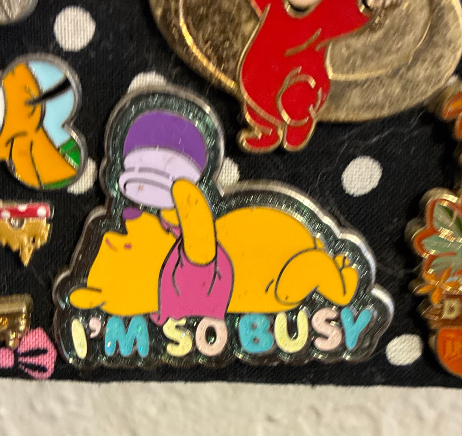 Winnie the Pooh 'I'm So Busy' Oh My Disney Pin